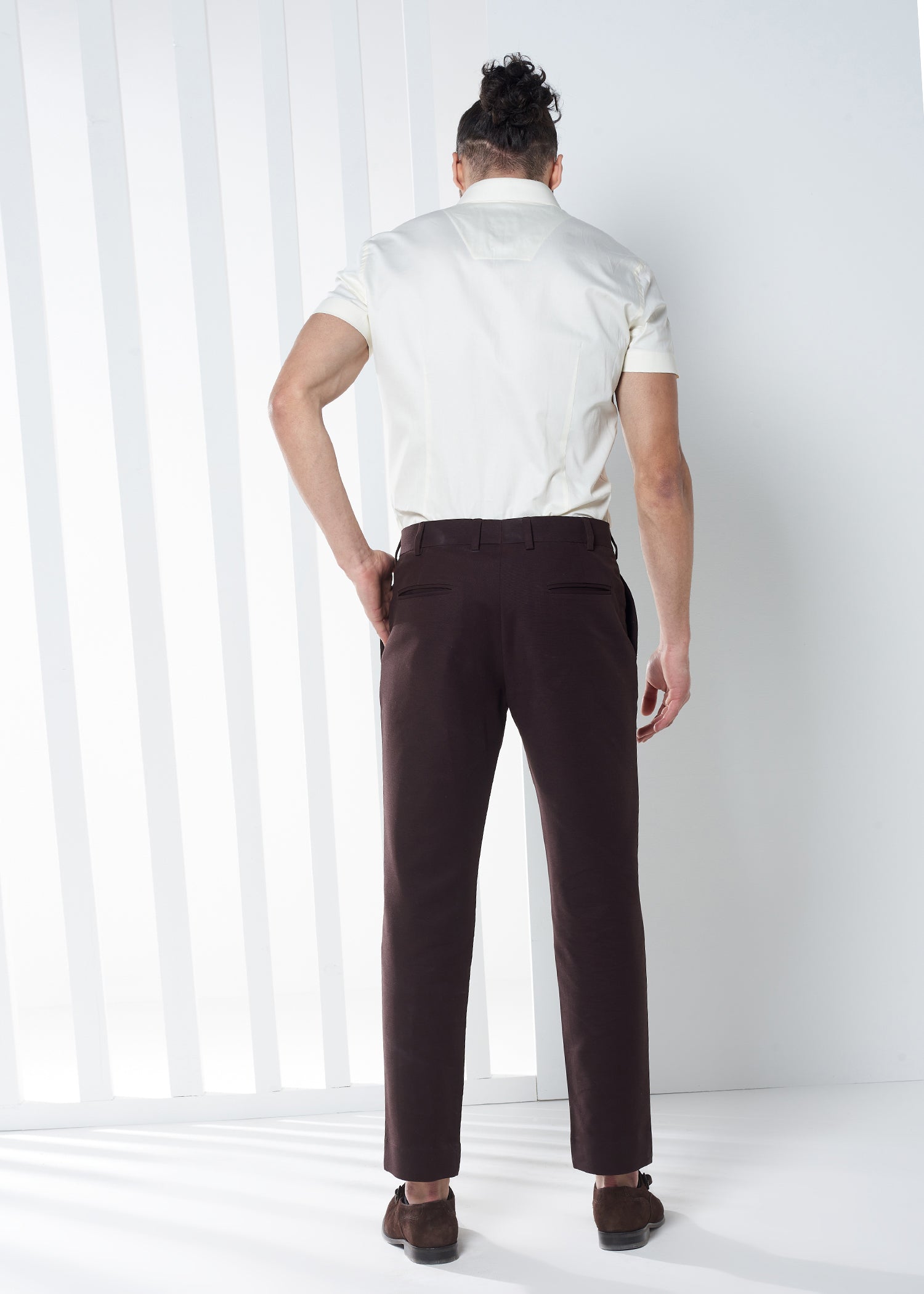 Brown Cotton Trousers