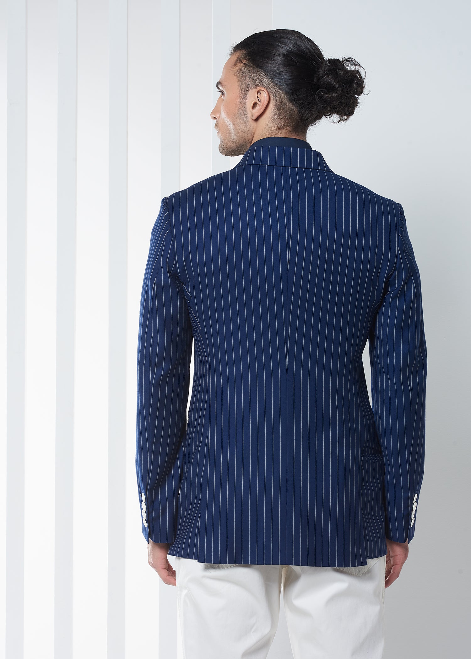 Double-Breast Pinstripe Jacket