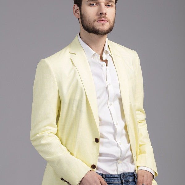 Lemon Linen Jacket