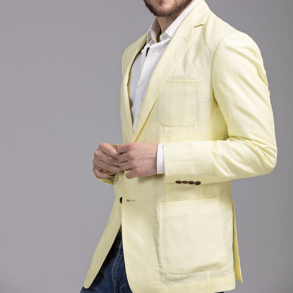 Lemon Linen Jacket