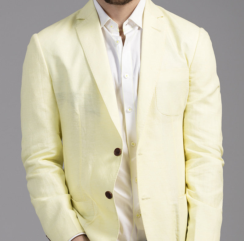 Lemon Linen Jacket