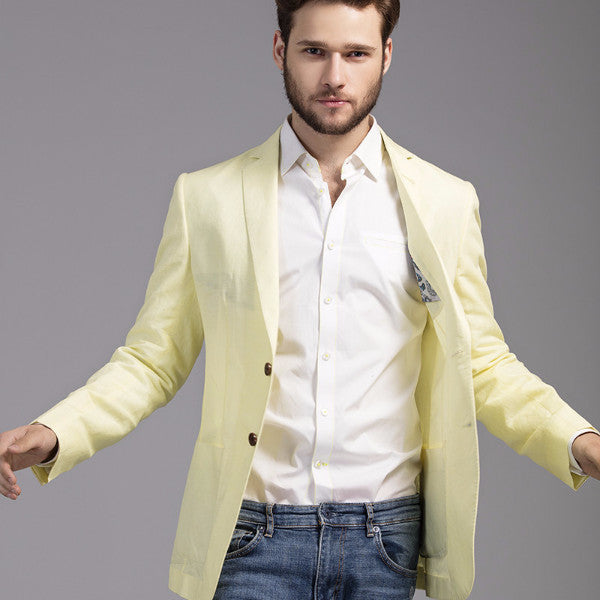 Lemon Linen Jacket