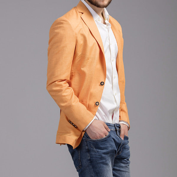 Tangerine Linen Jacket