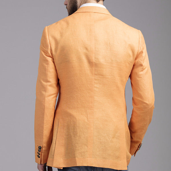 Tangerine Linen Jacket