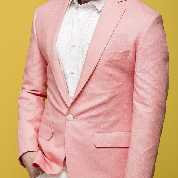 Pink Linen Jacket