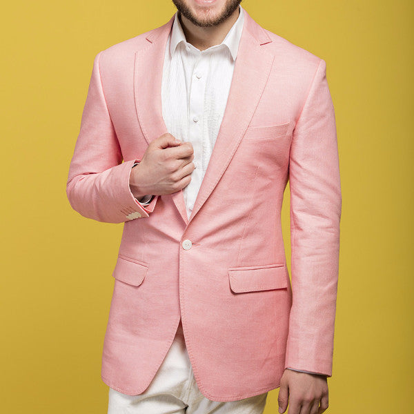 Pink Linen Jacket