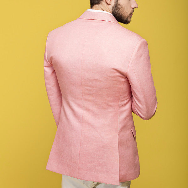 Pink Linen Jacket