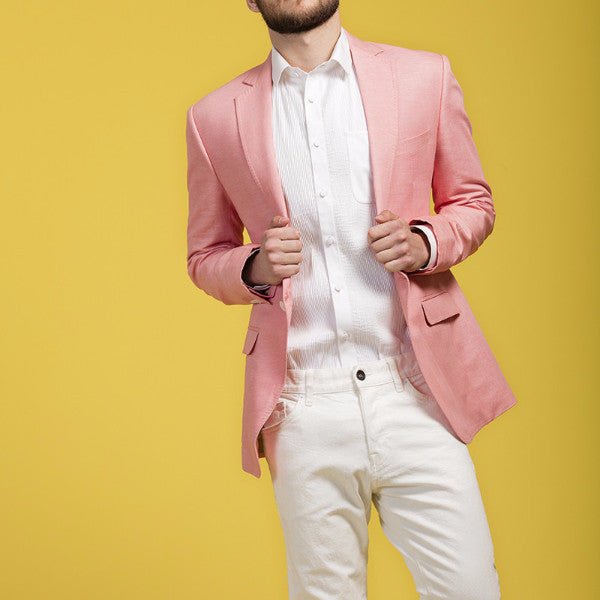 Pink Linen Jacket