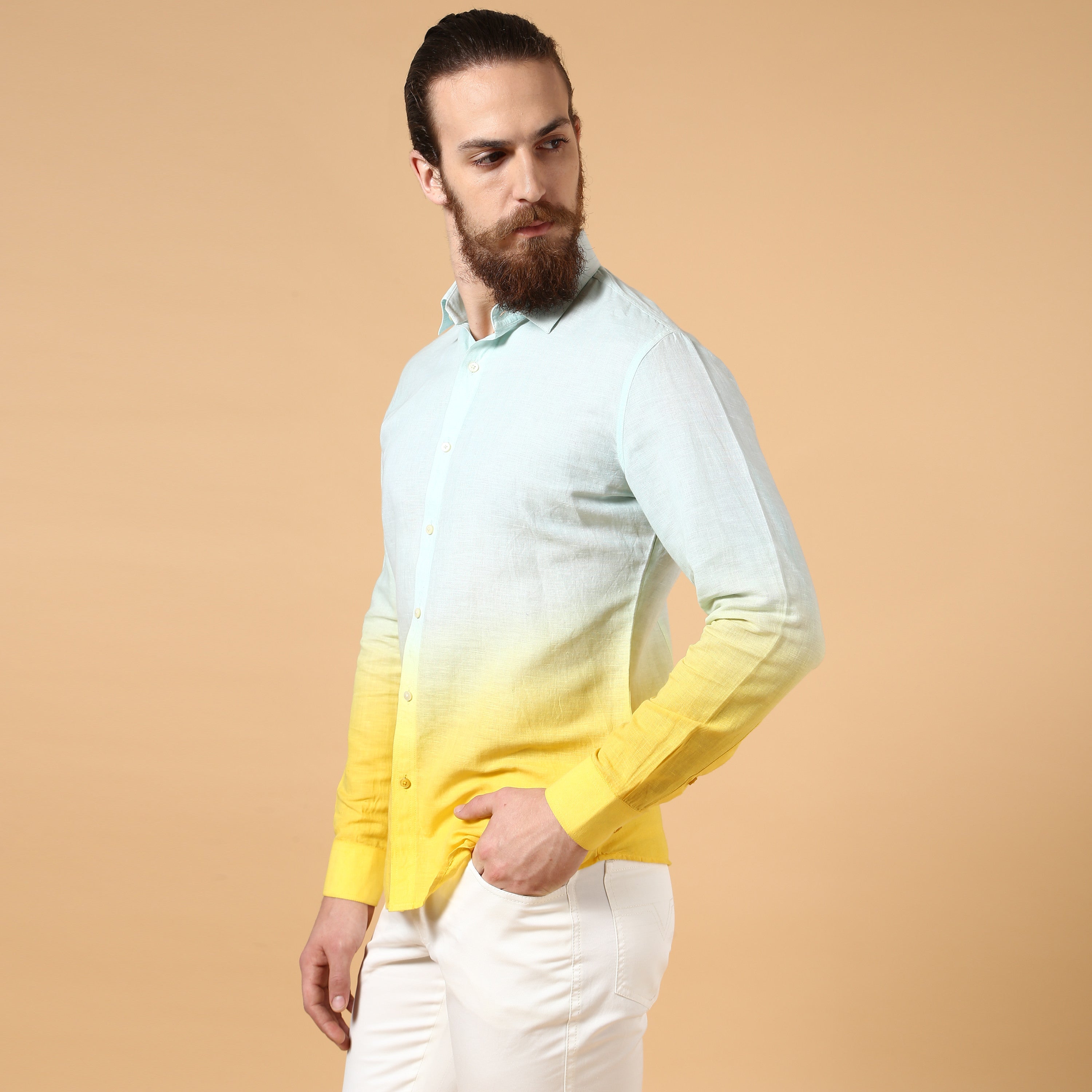 Le-Sky Ombre Linen