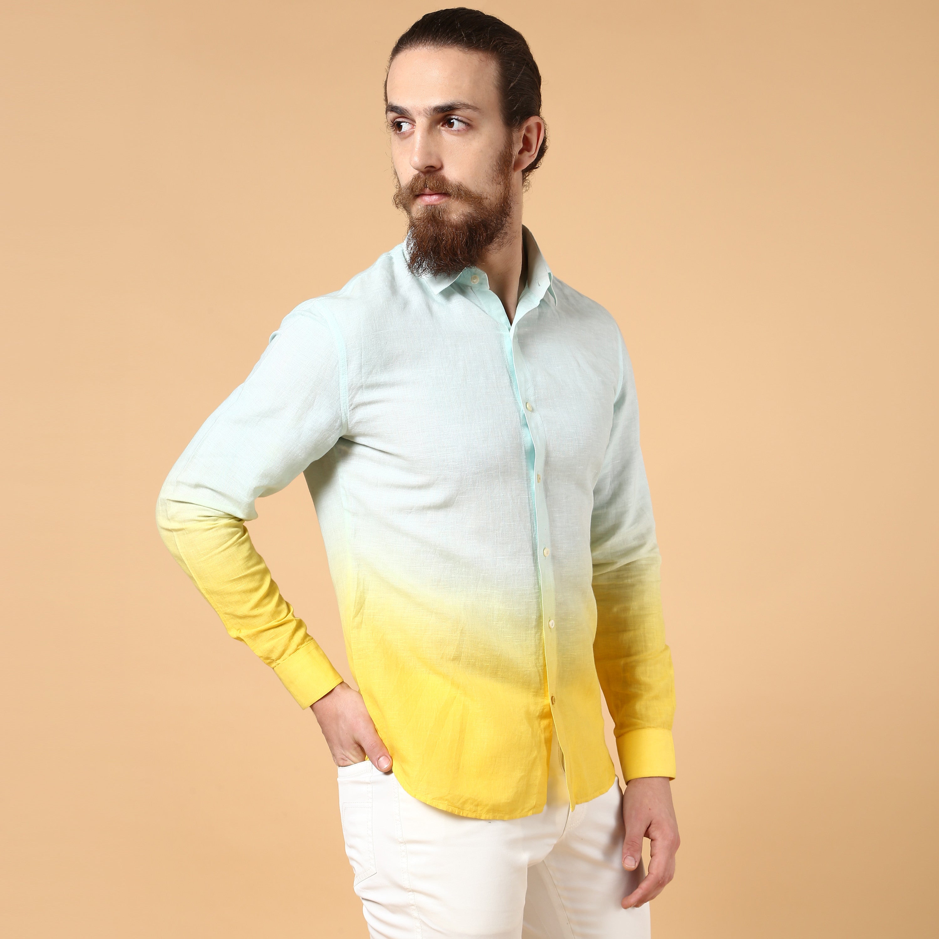 Le-Sky Ombre Linen