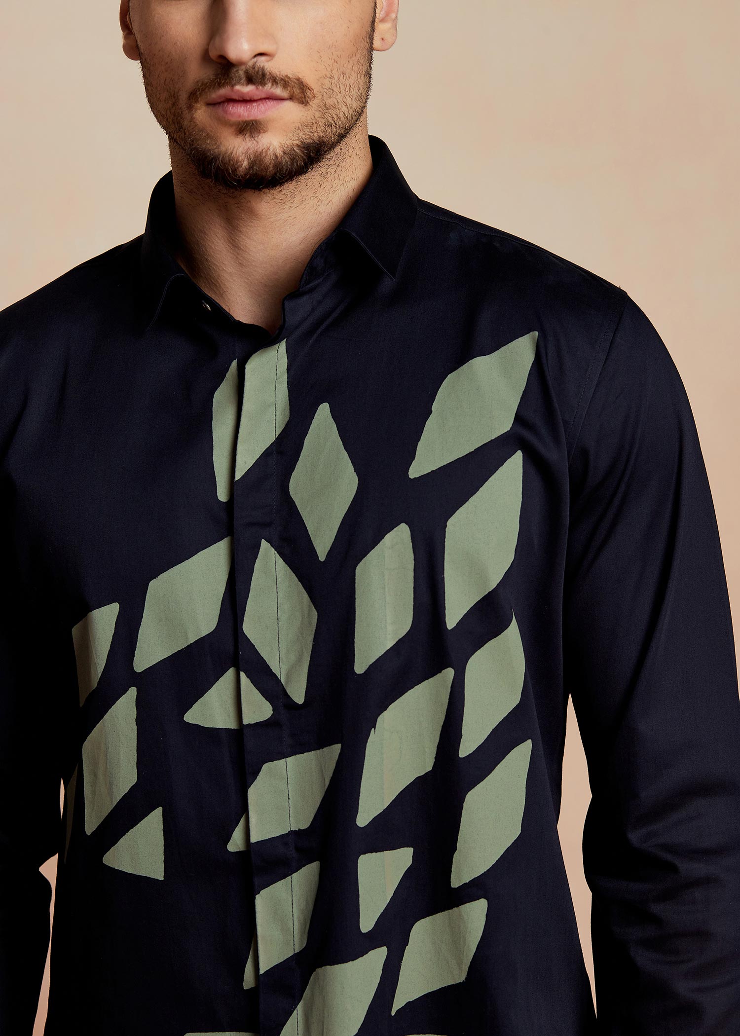 Cruising Navy Printed