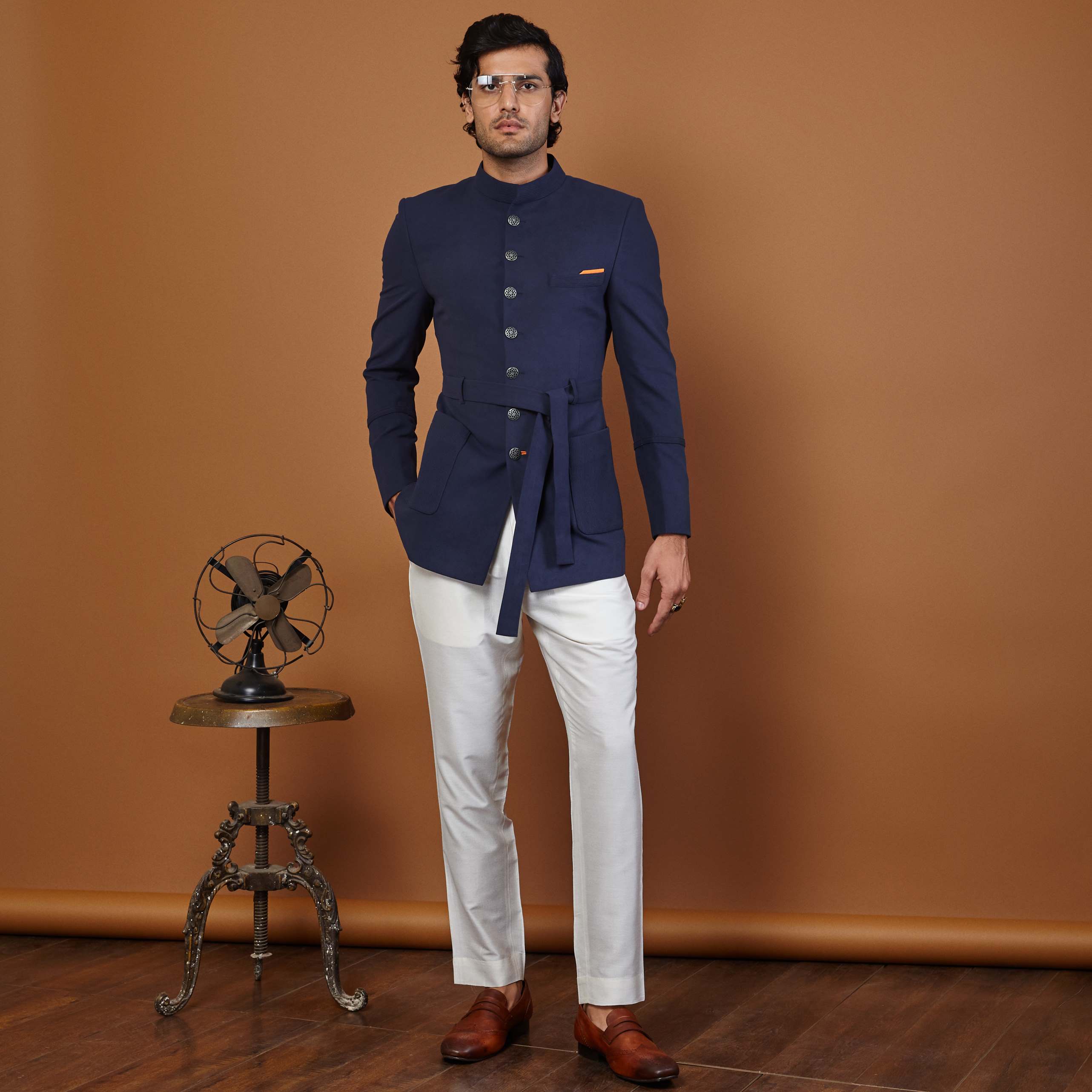 DUSTY BLUE BANDGALA