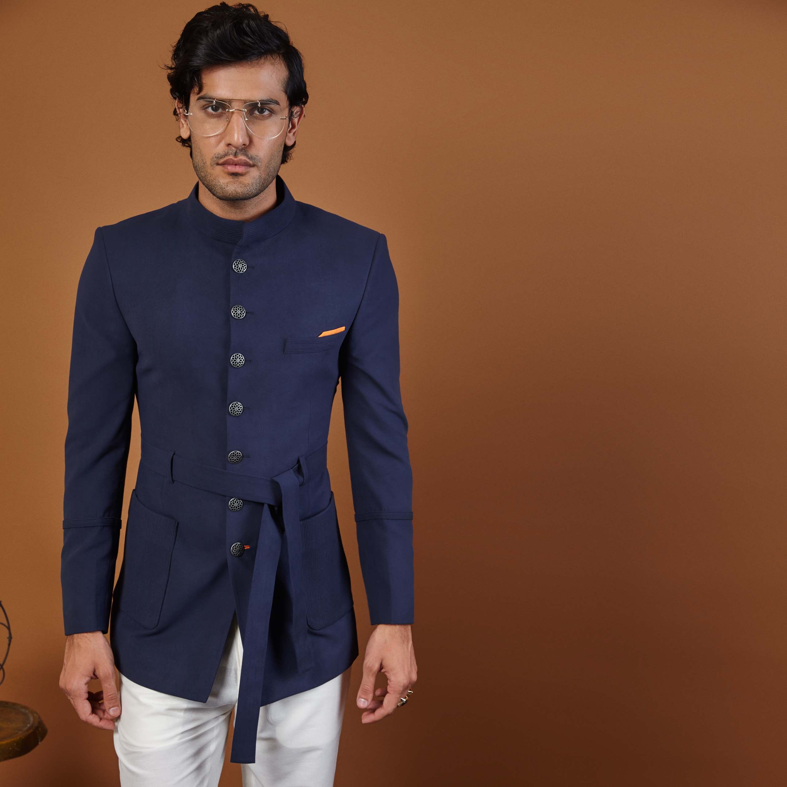DUSTY BLUE BANDGALA