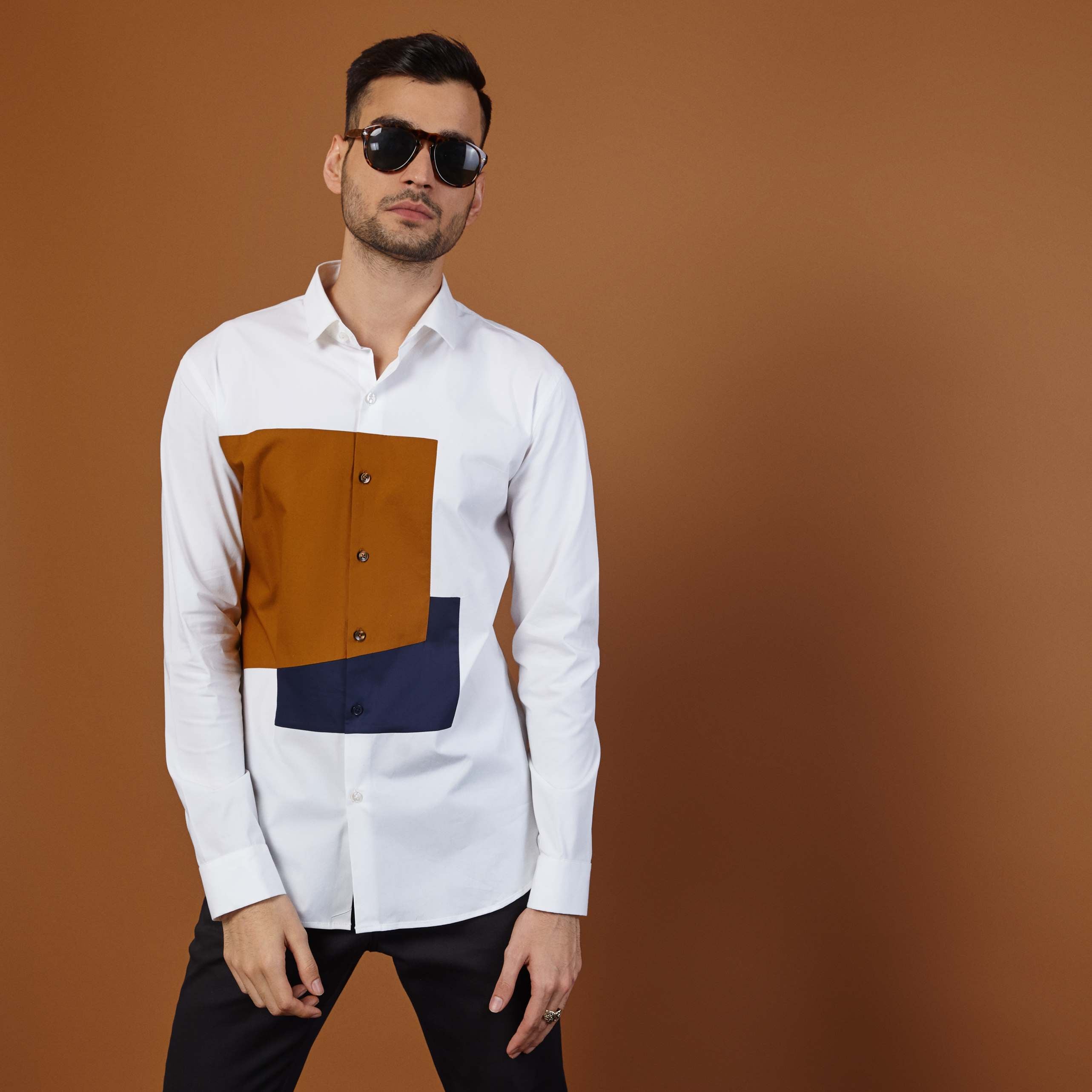DUAL-SQUARE SHIRT