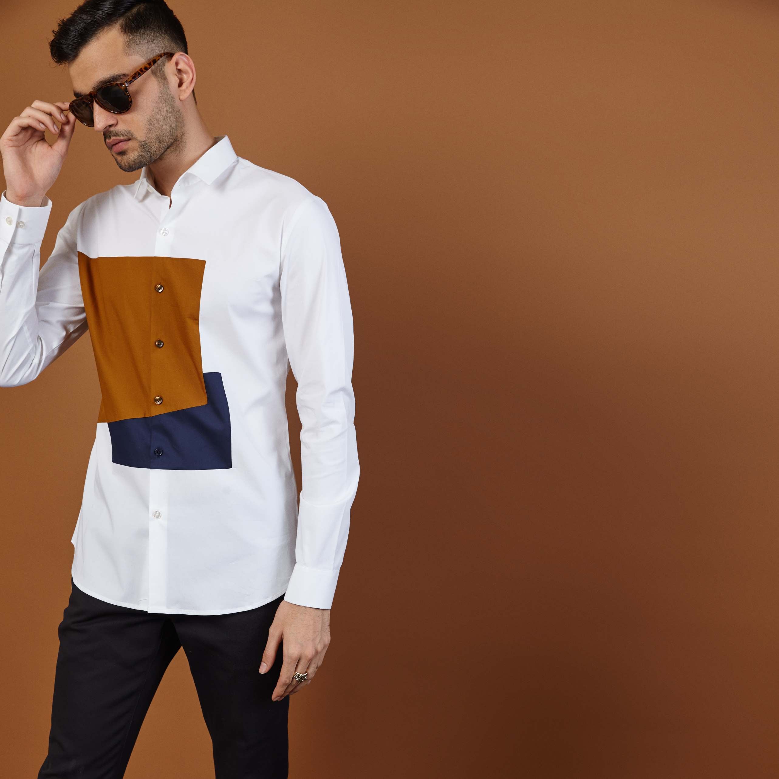 DUAL-SQUARE SHIRT
