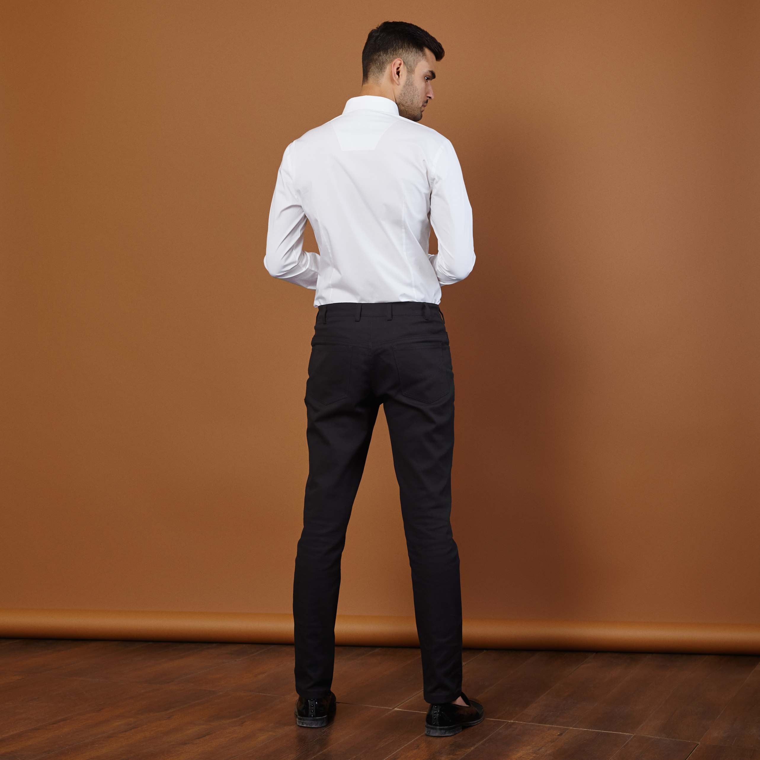 PLEATED TUX SHIRT