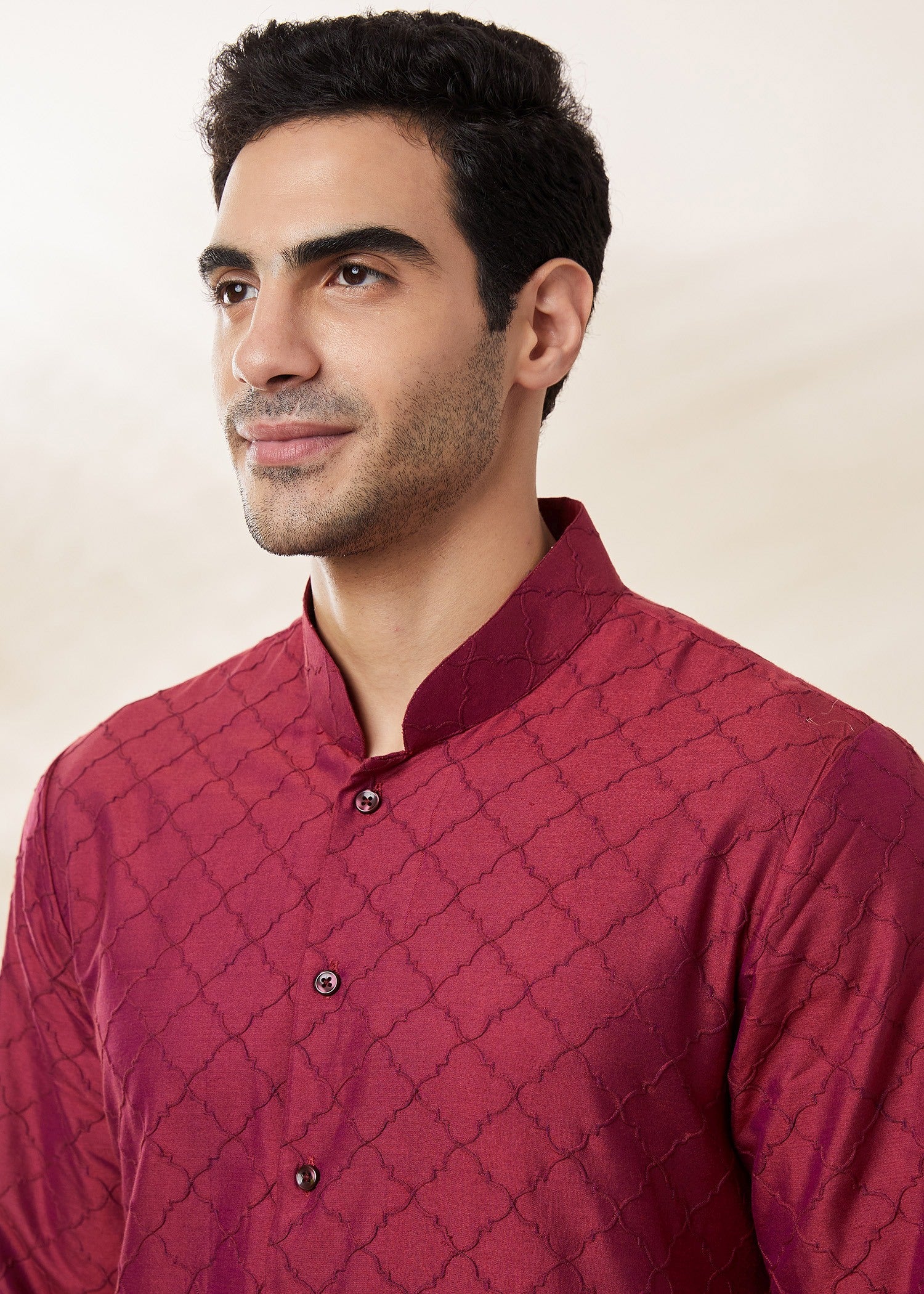Double-needle Achkan Kurta