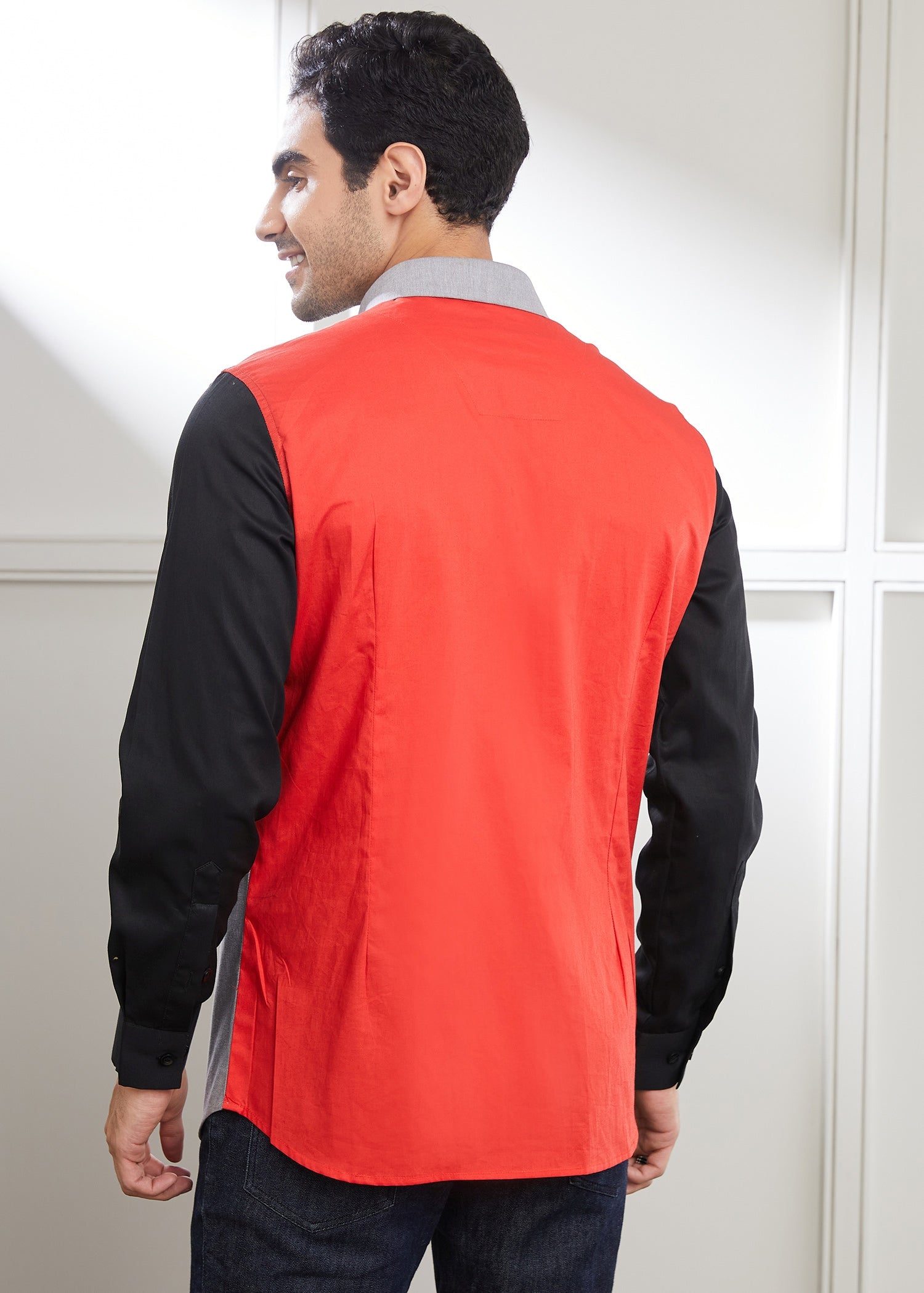 RED-GREY HALF-N-HALF