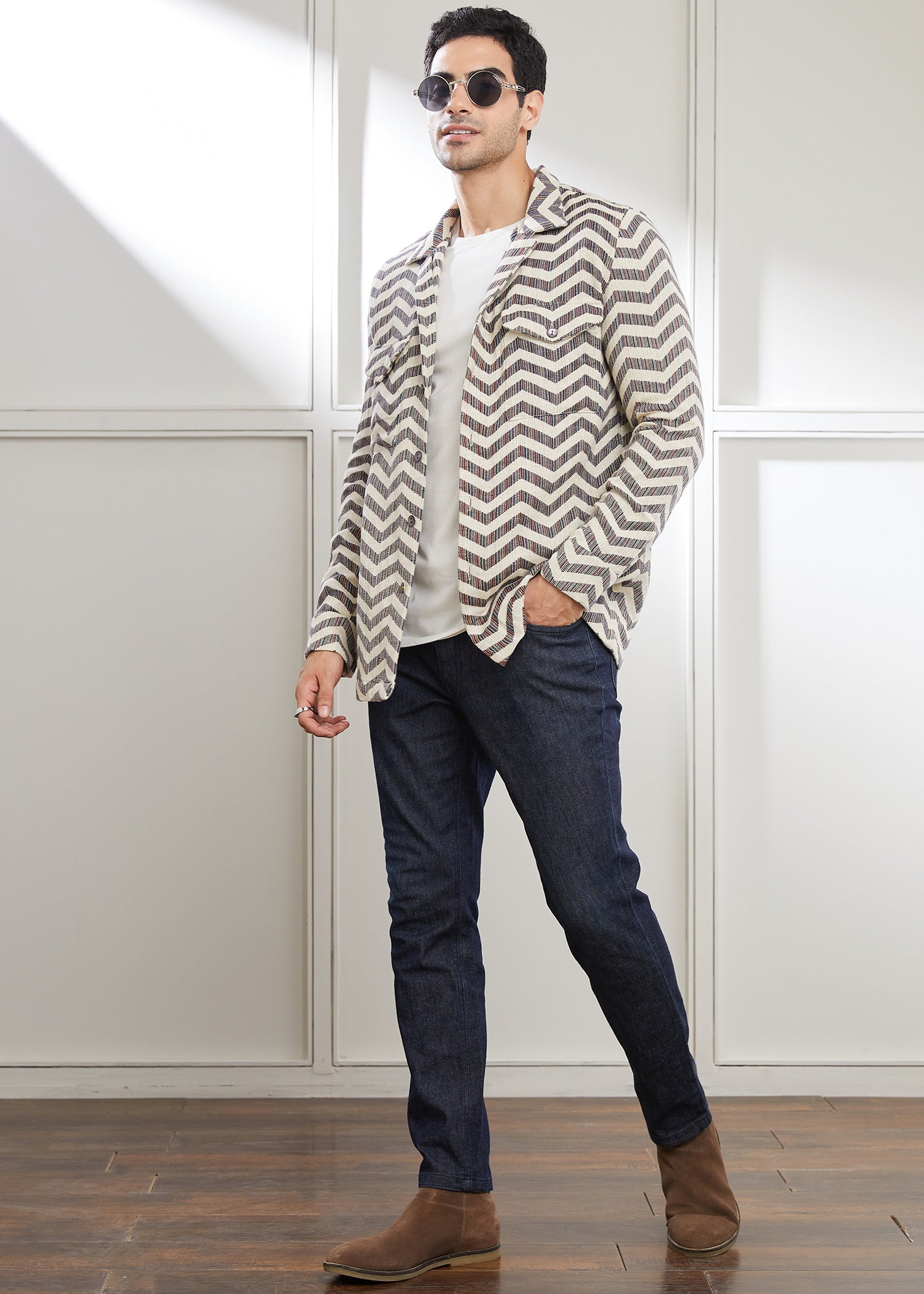 Chevron Shacket