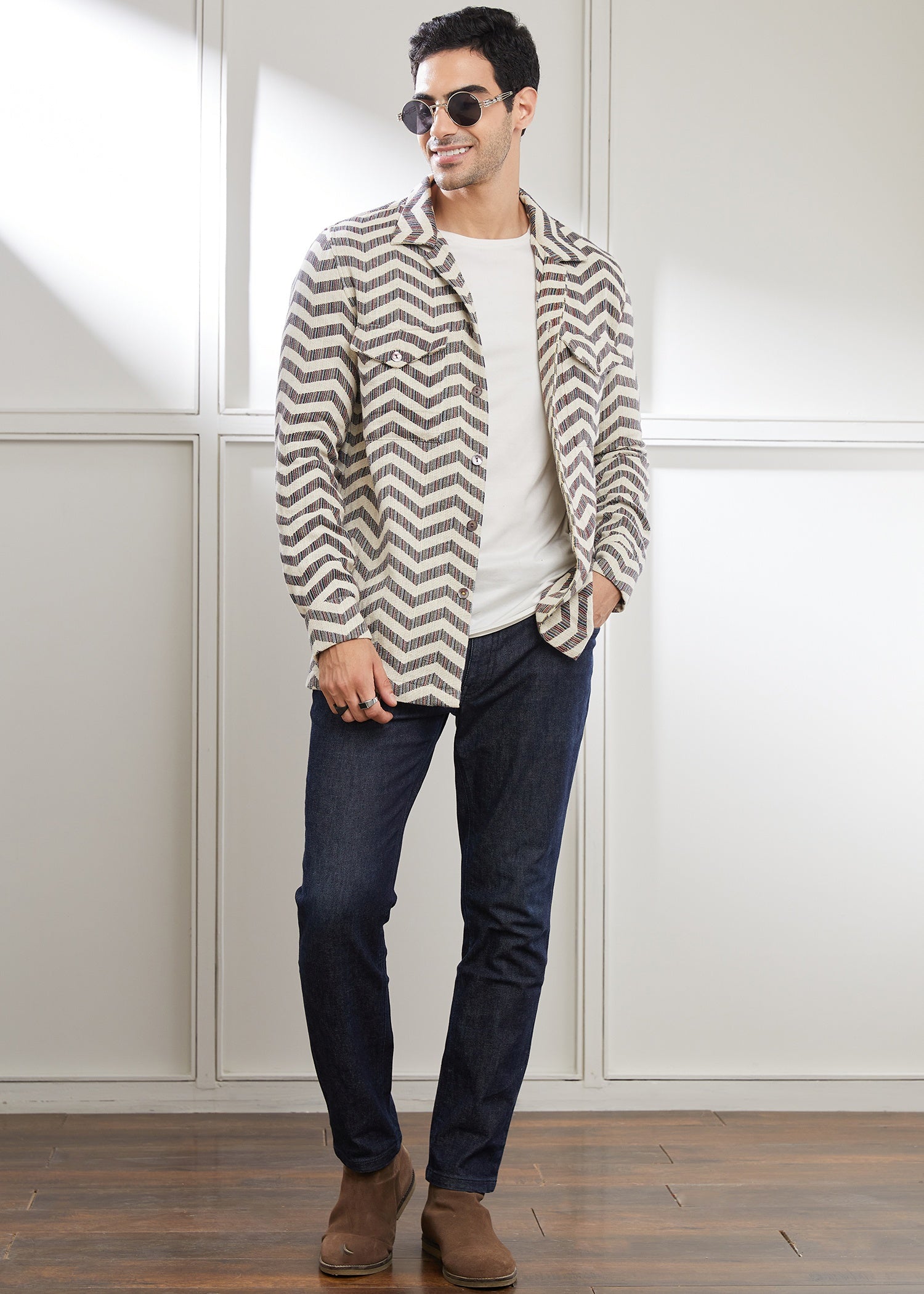 Chevron Shacket