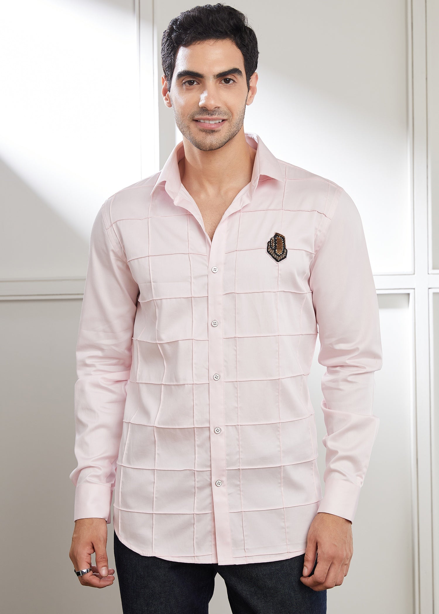 Square Pink Crest