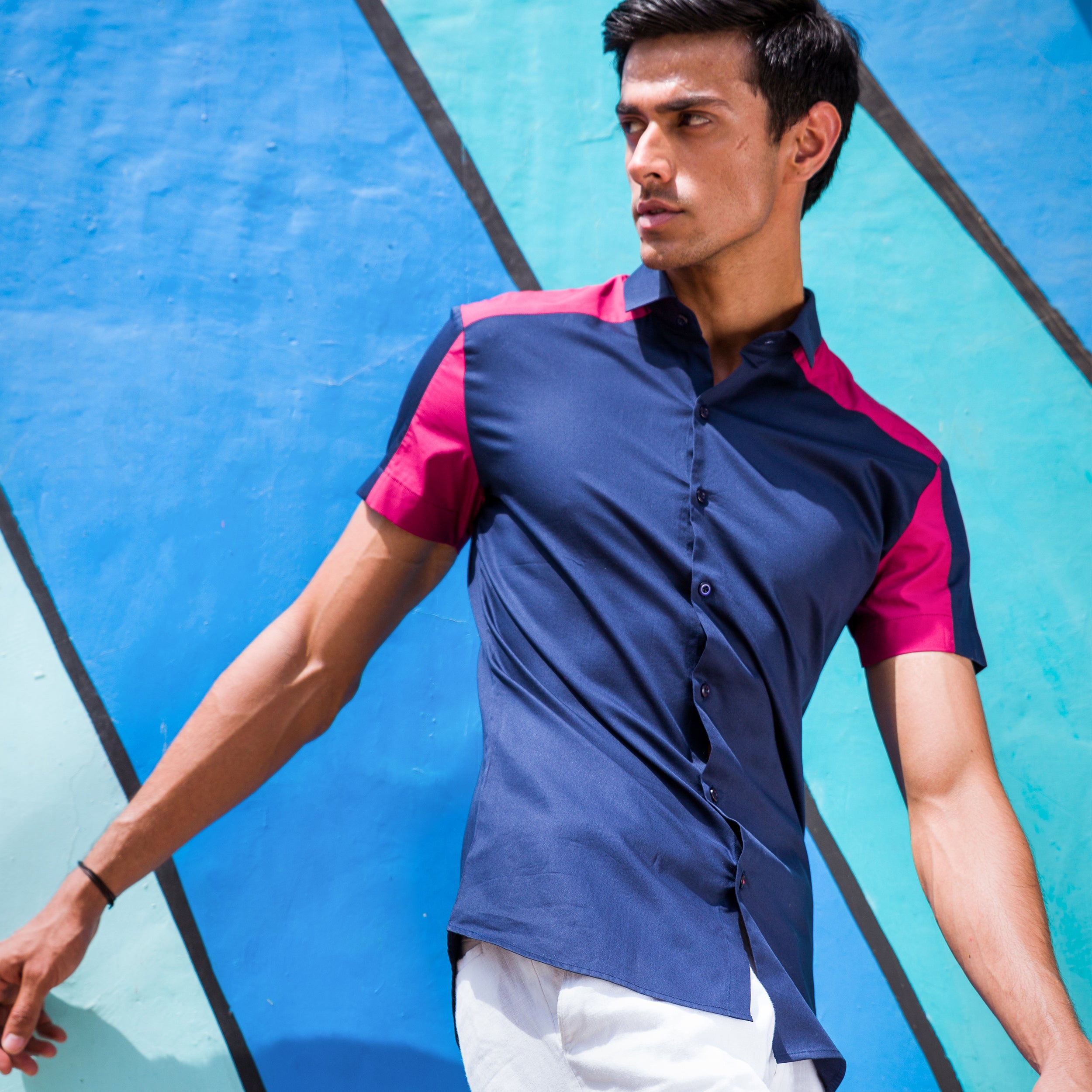 ABSTRACT BLOCK SHIRT