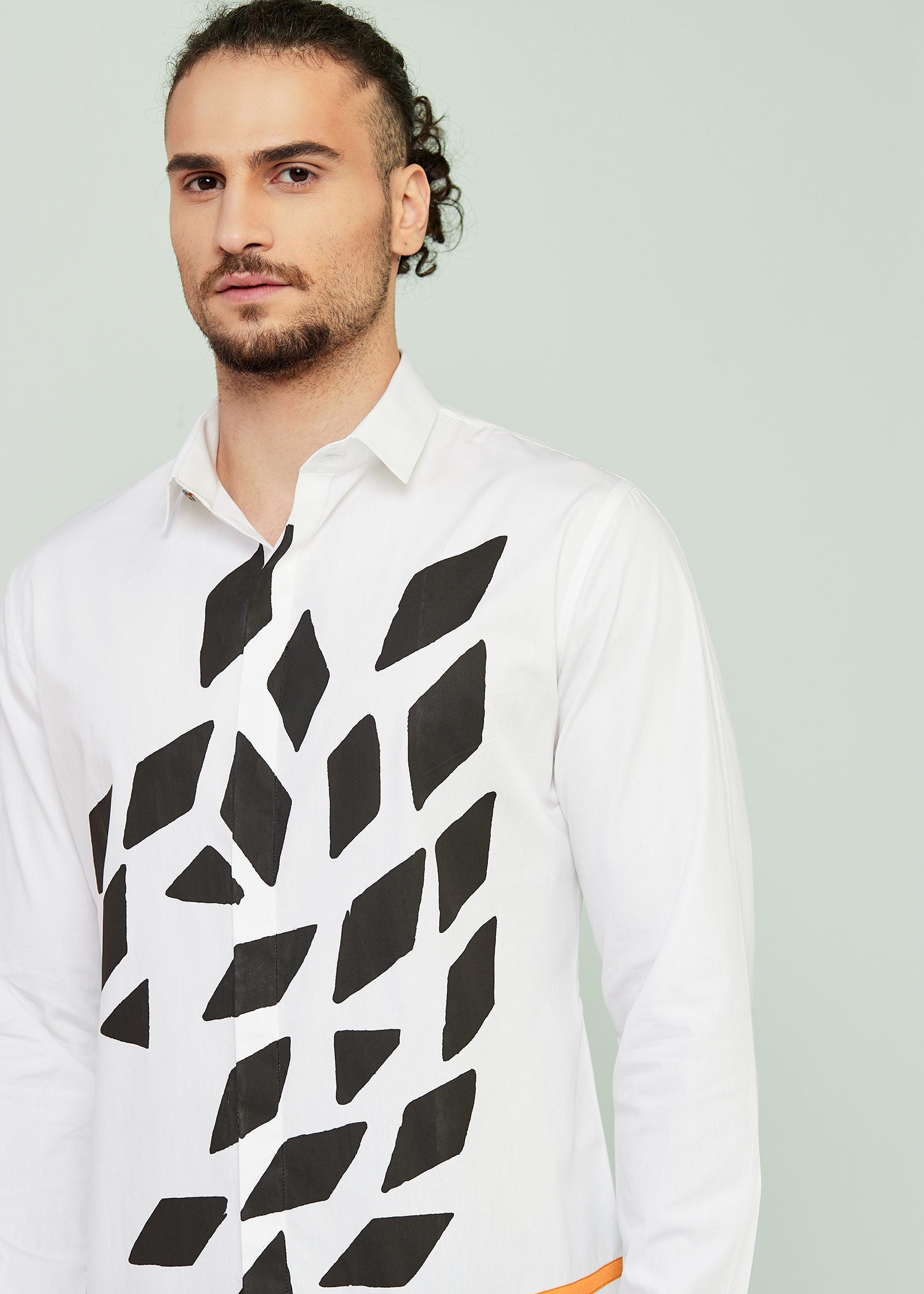 Cruising White Printed