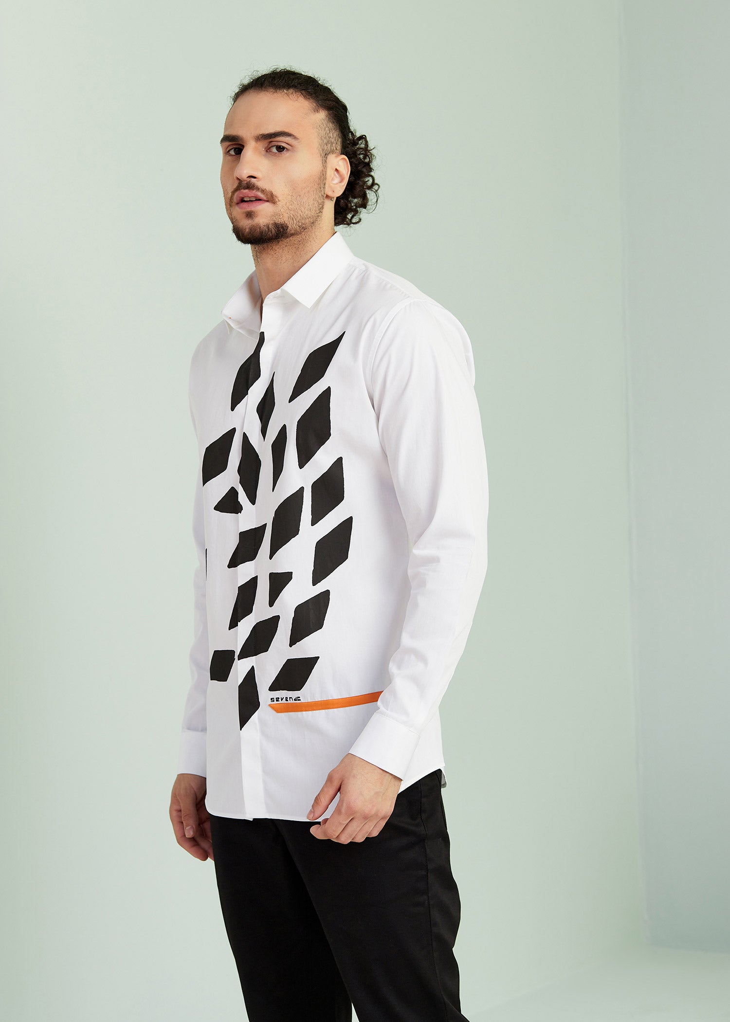 Cruising White Printed
