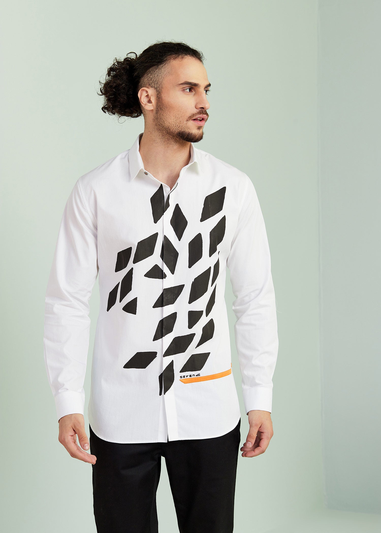 Cruising White Printed