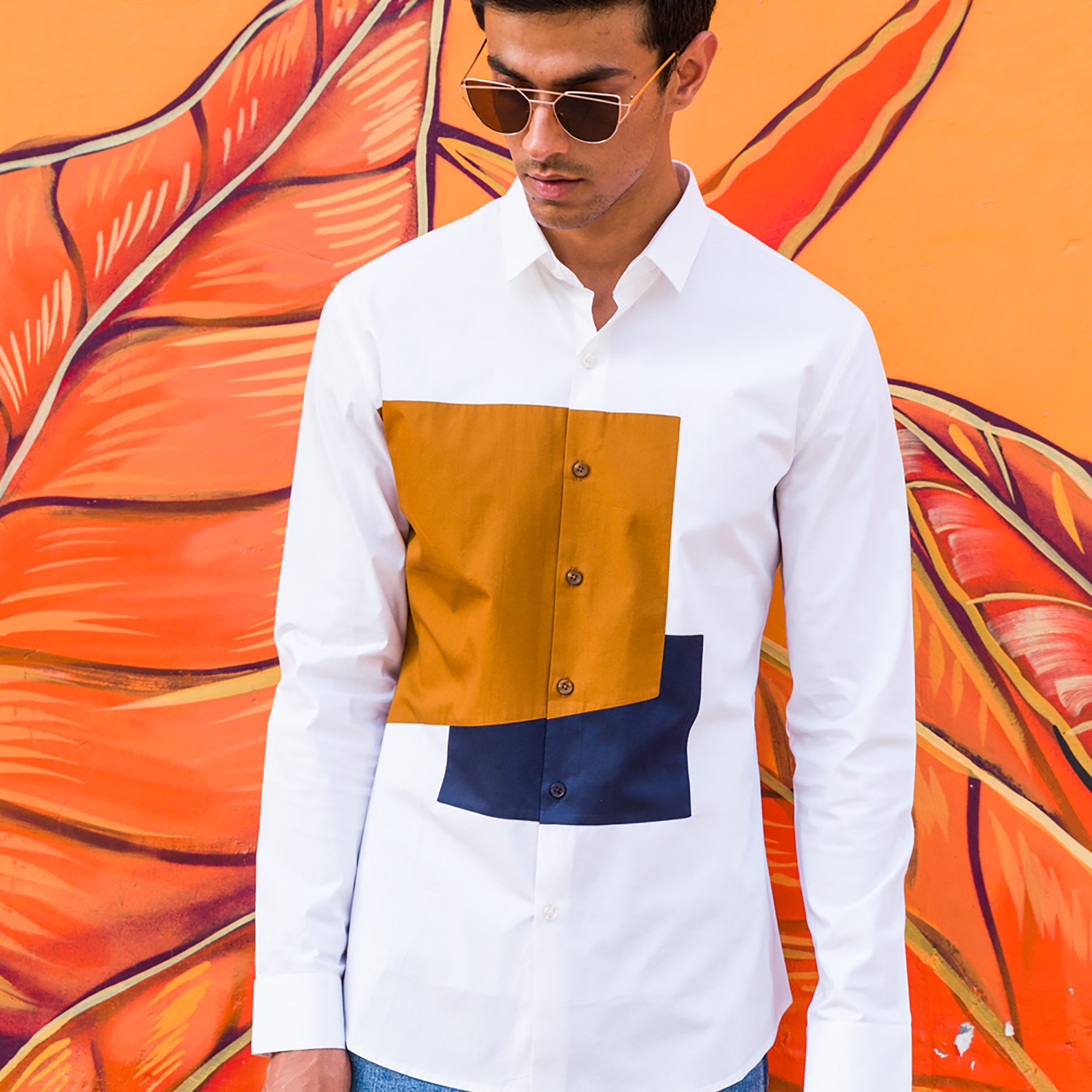 DUAL-SQUARE SHIRT