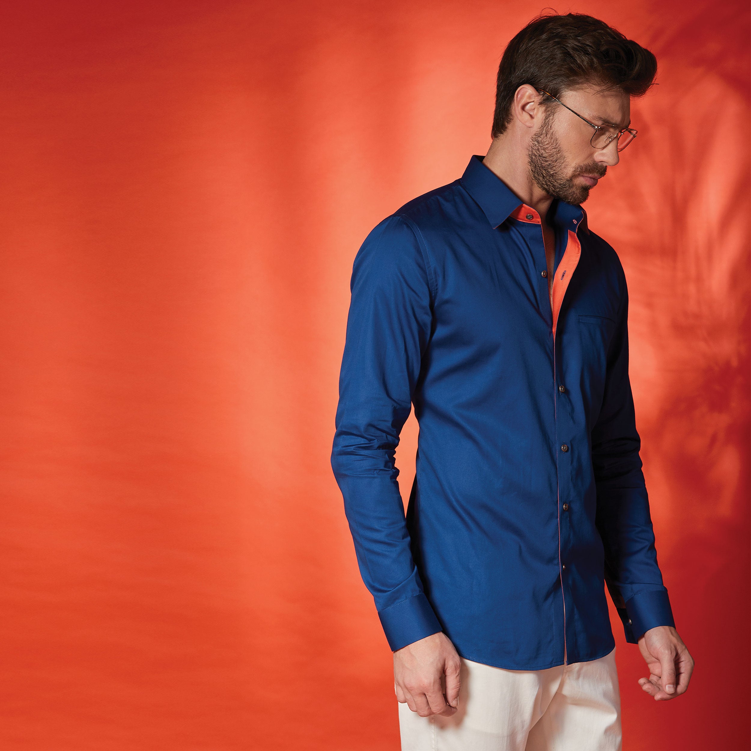 Indigo Blue Shirt