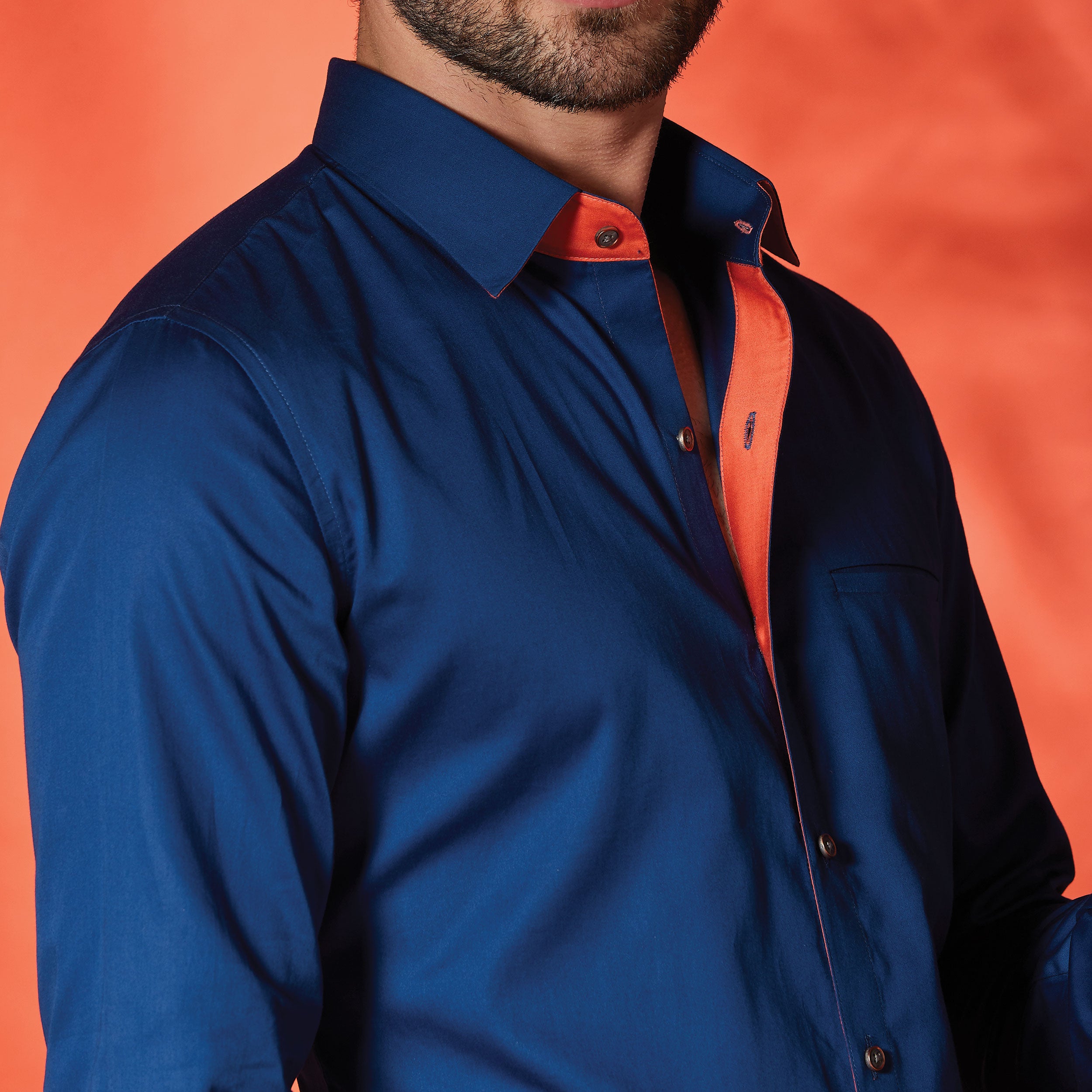 Indigo Blue Shirt