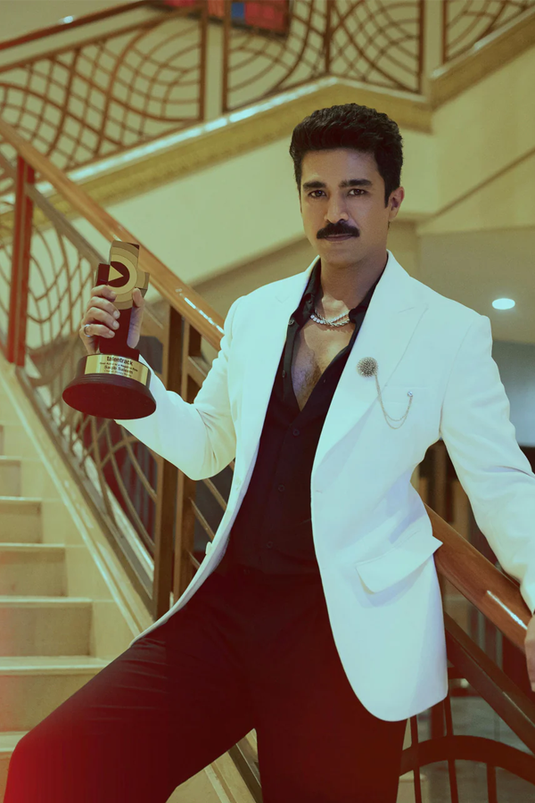 Saqib Saleem in White Tuxedo Jacket