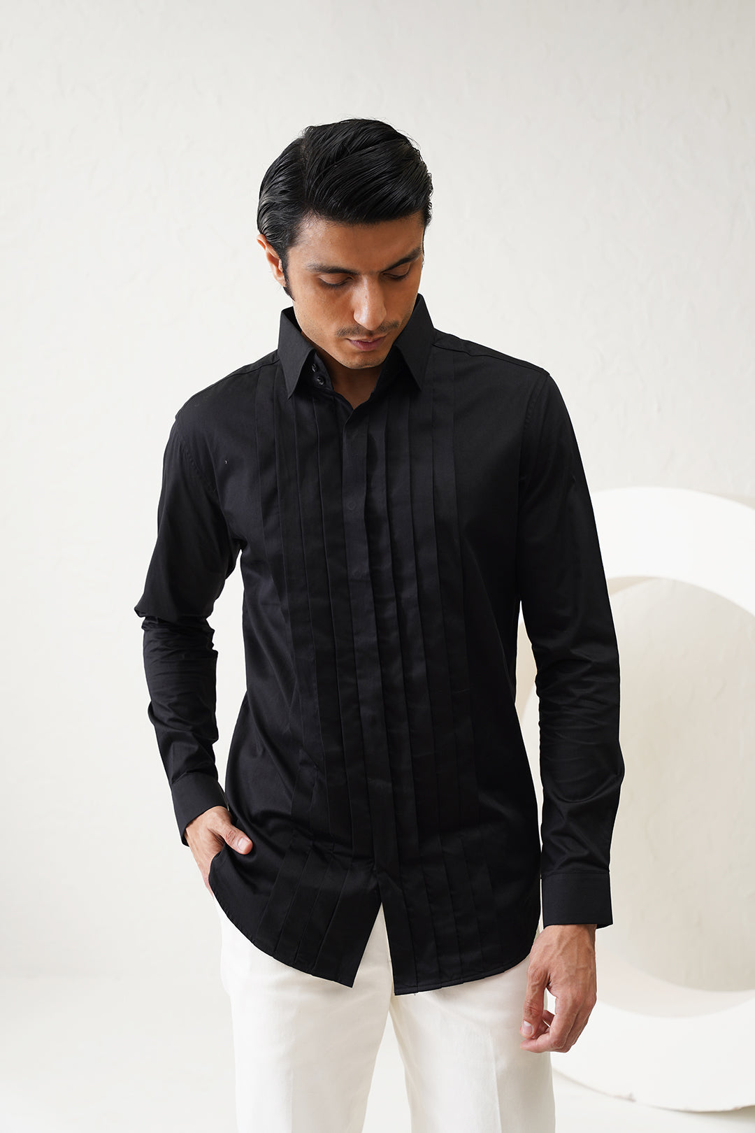 Noir Tuxedo Shirt