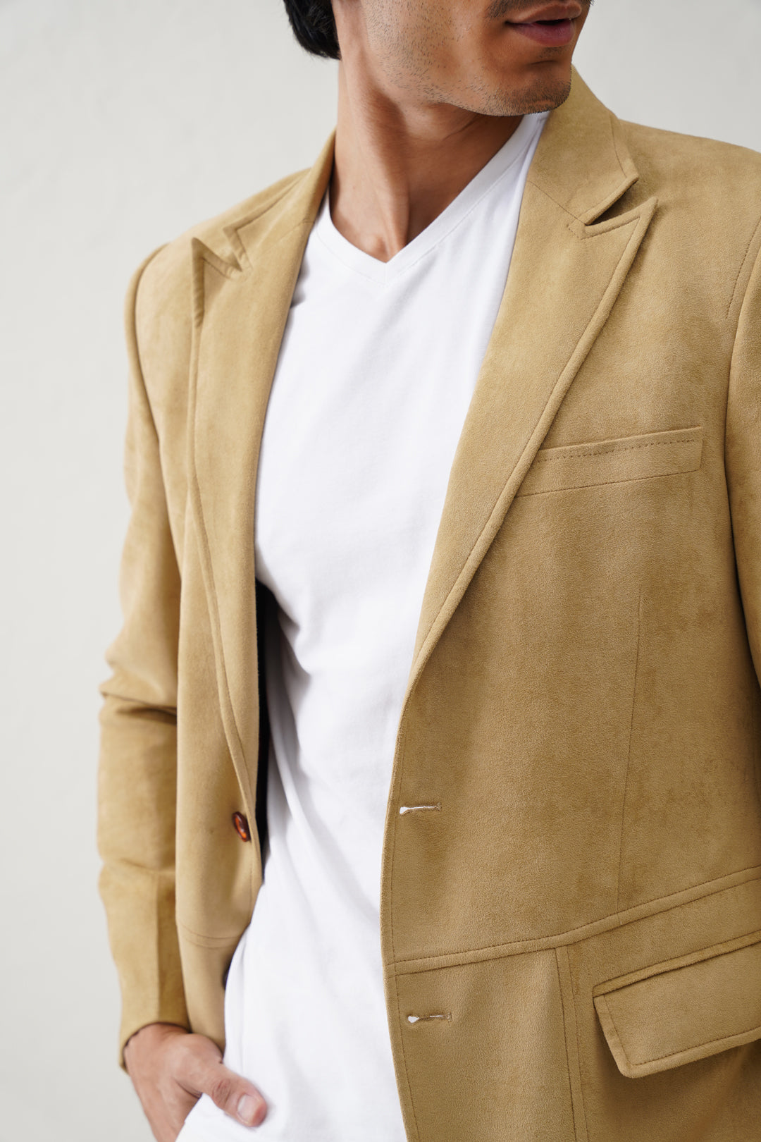 Camel Suede Jacket