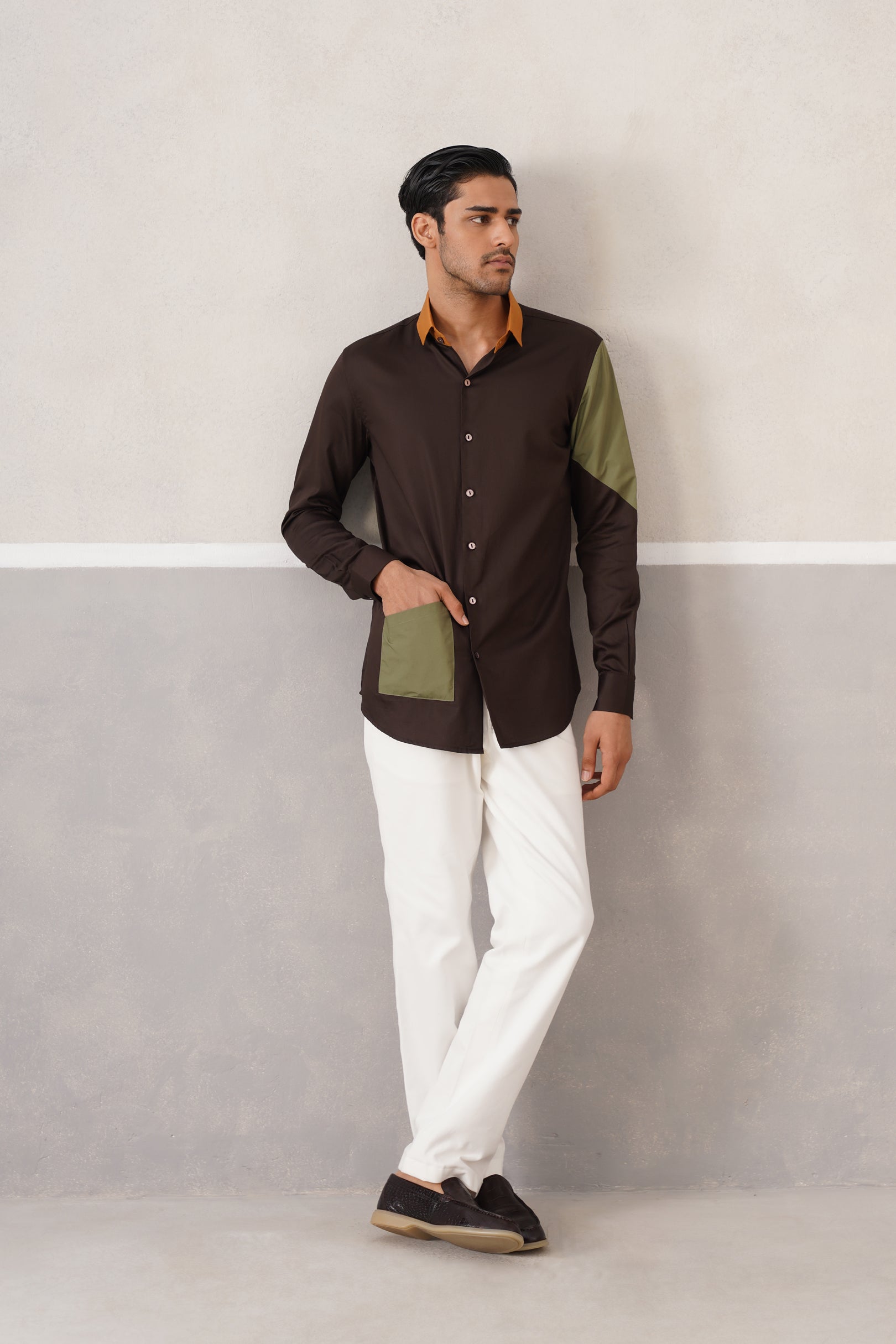 ABSTRACT SAFARI SHIRT