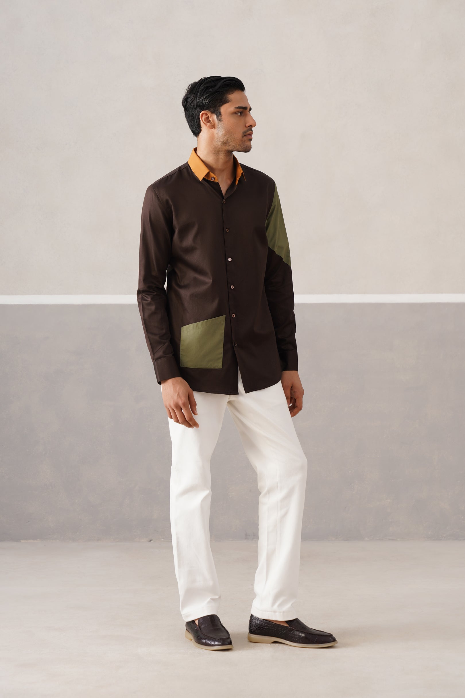 ABSTRACT SAFARI SHIRT