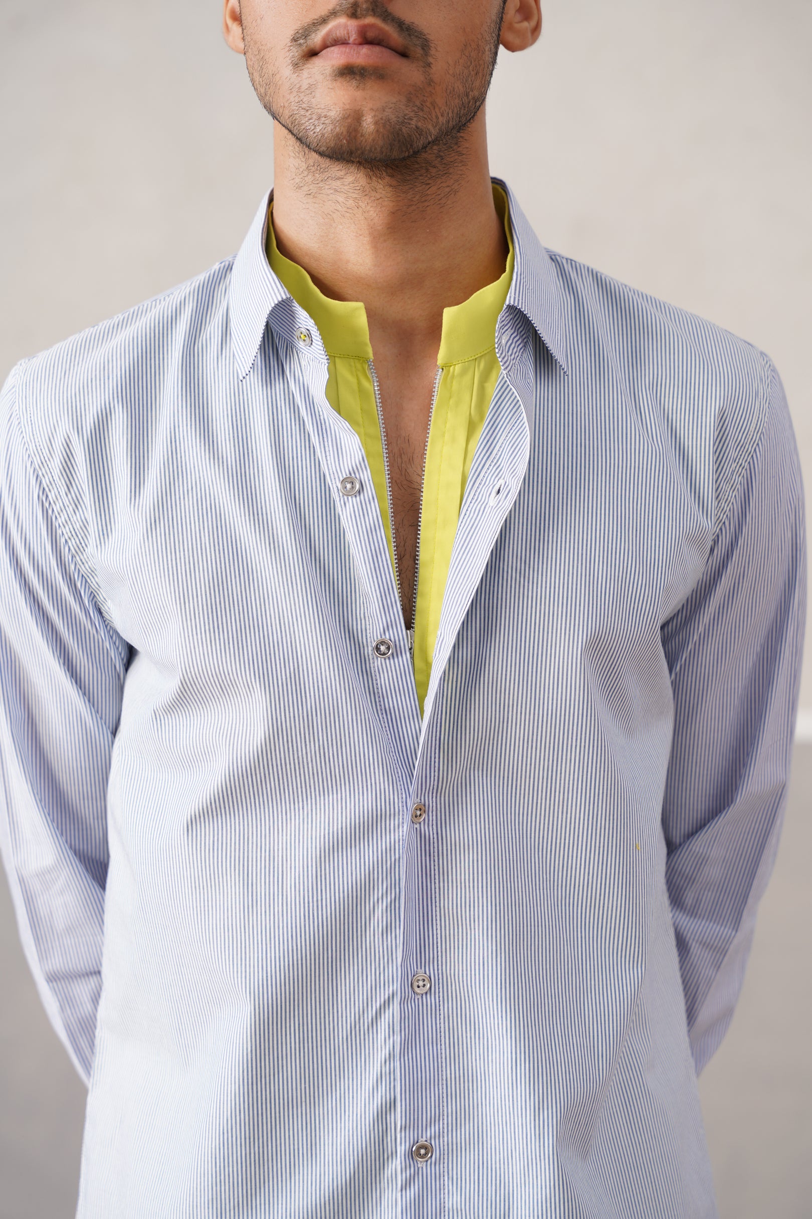 NEON-STRIPE DUO SHIRT