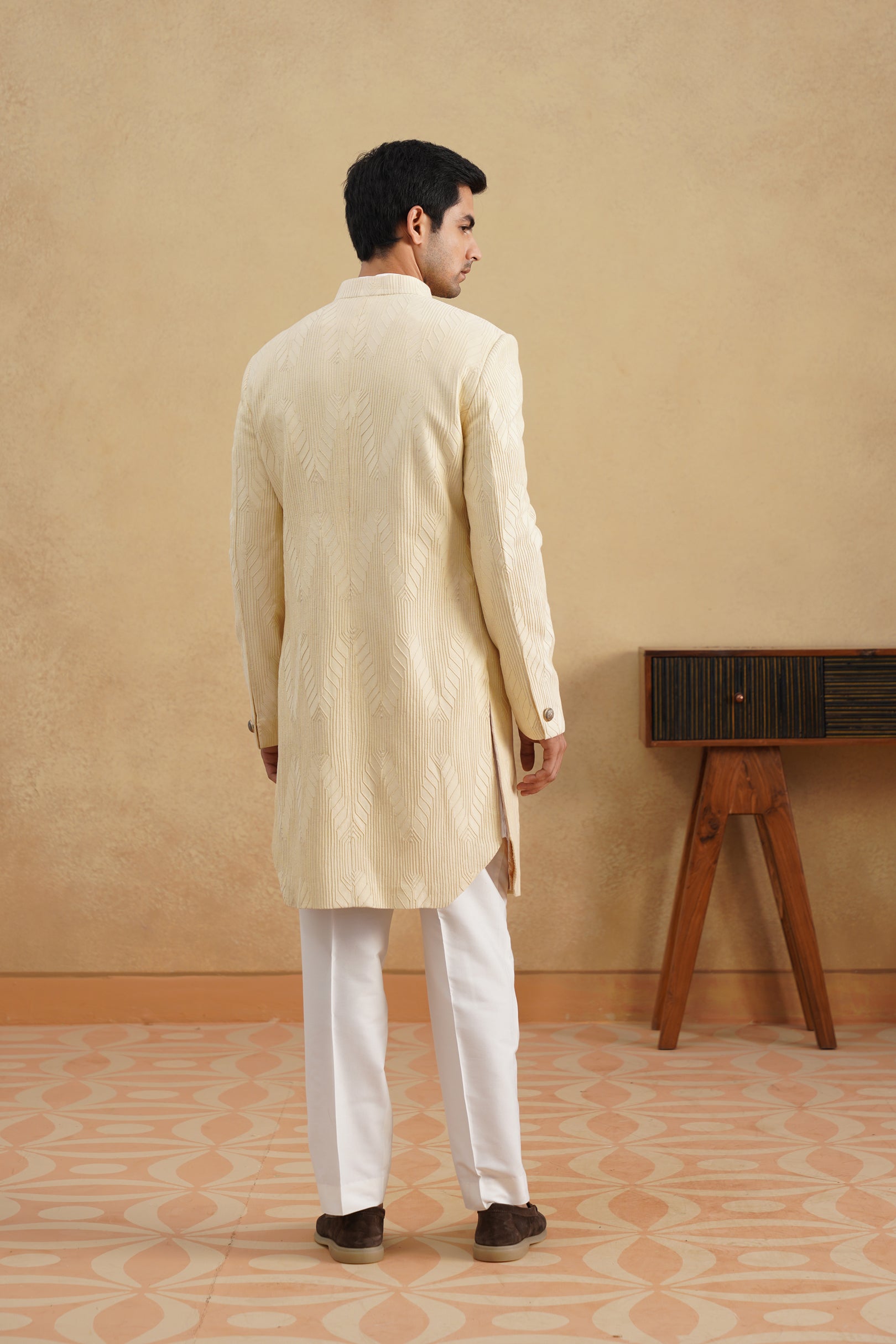 Ivory d-n Achkan Set