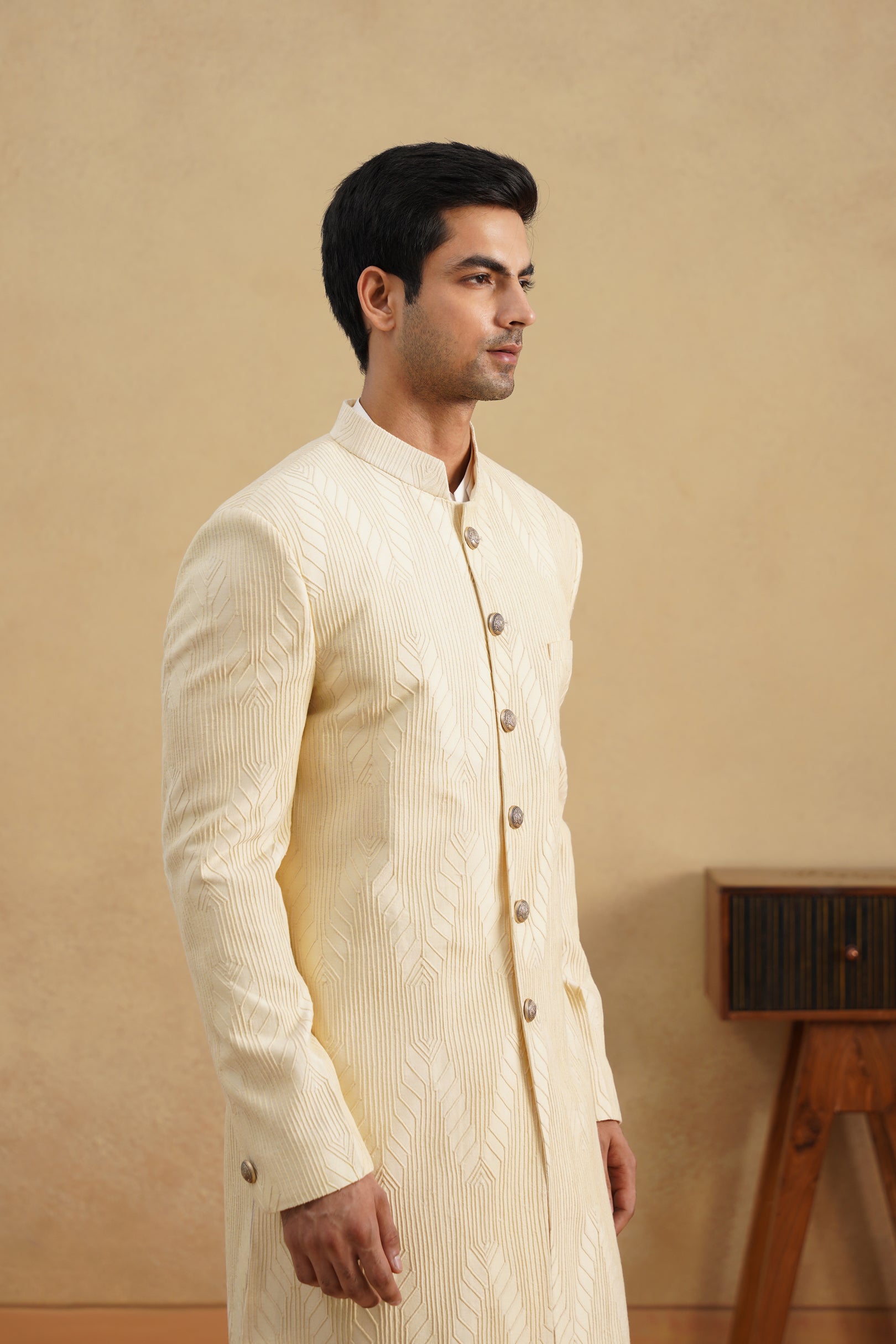 Ivory d-n Achkan Set