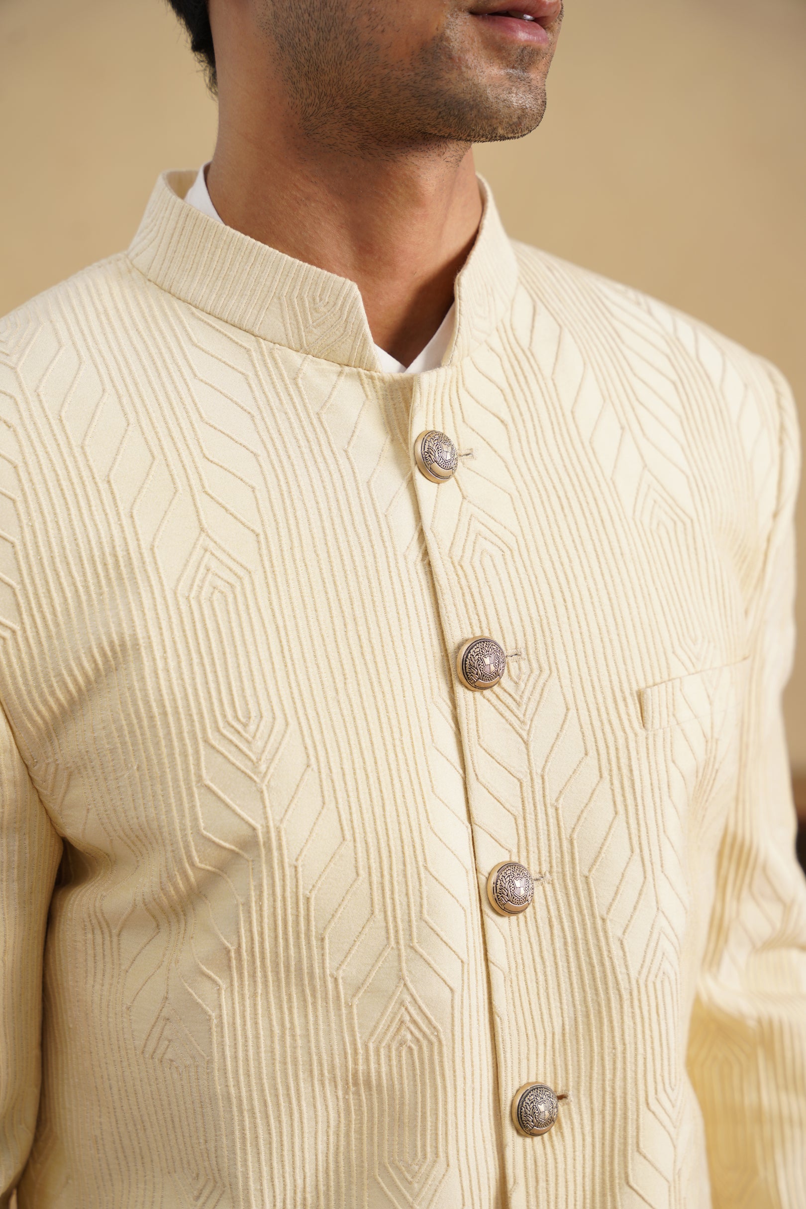 Ivory d-n Achkan Set