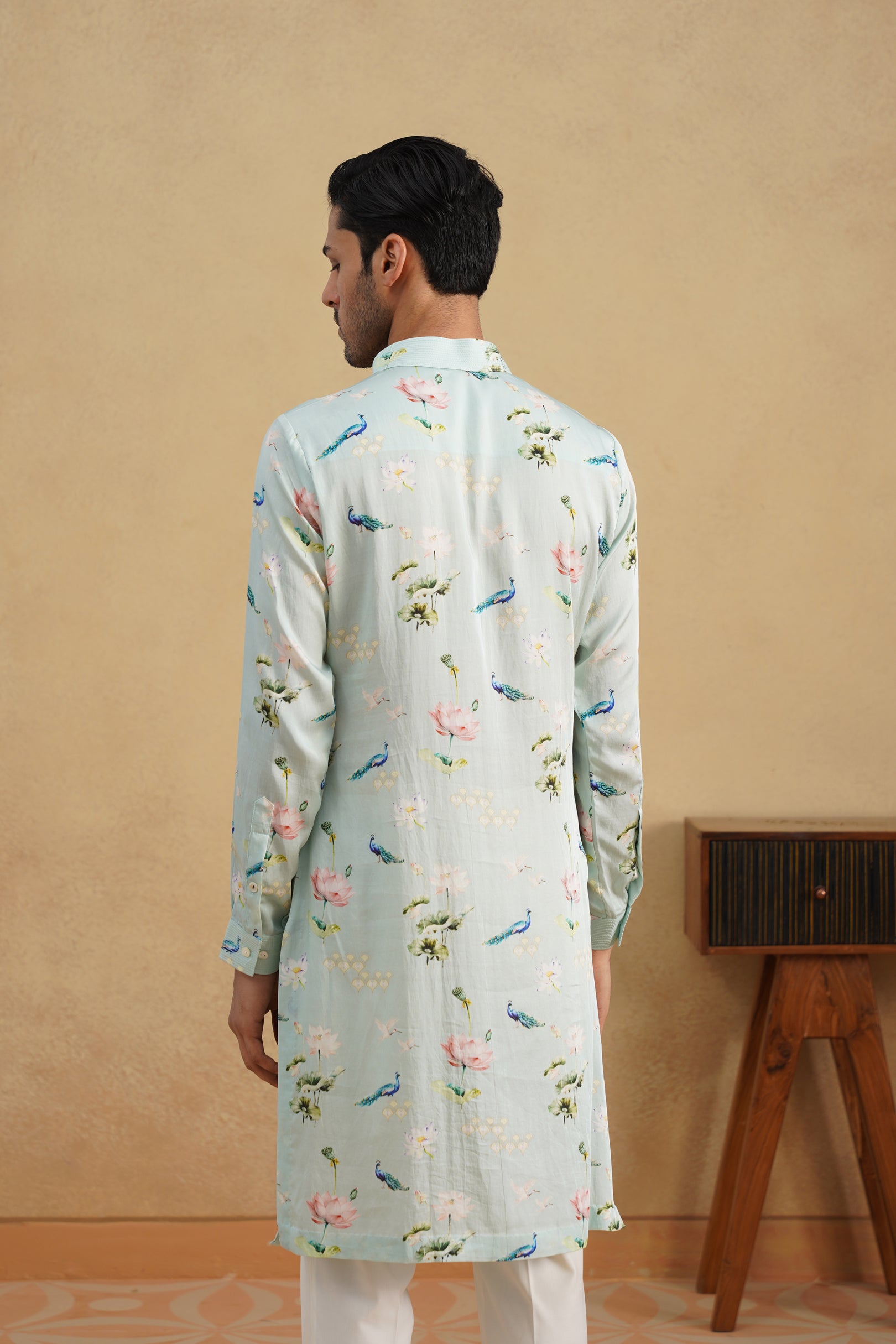 SKY BLOOM PRINTED KURTA