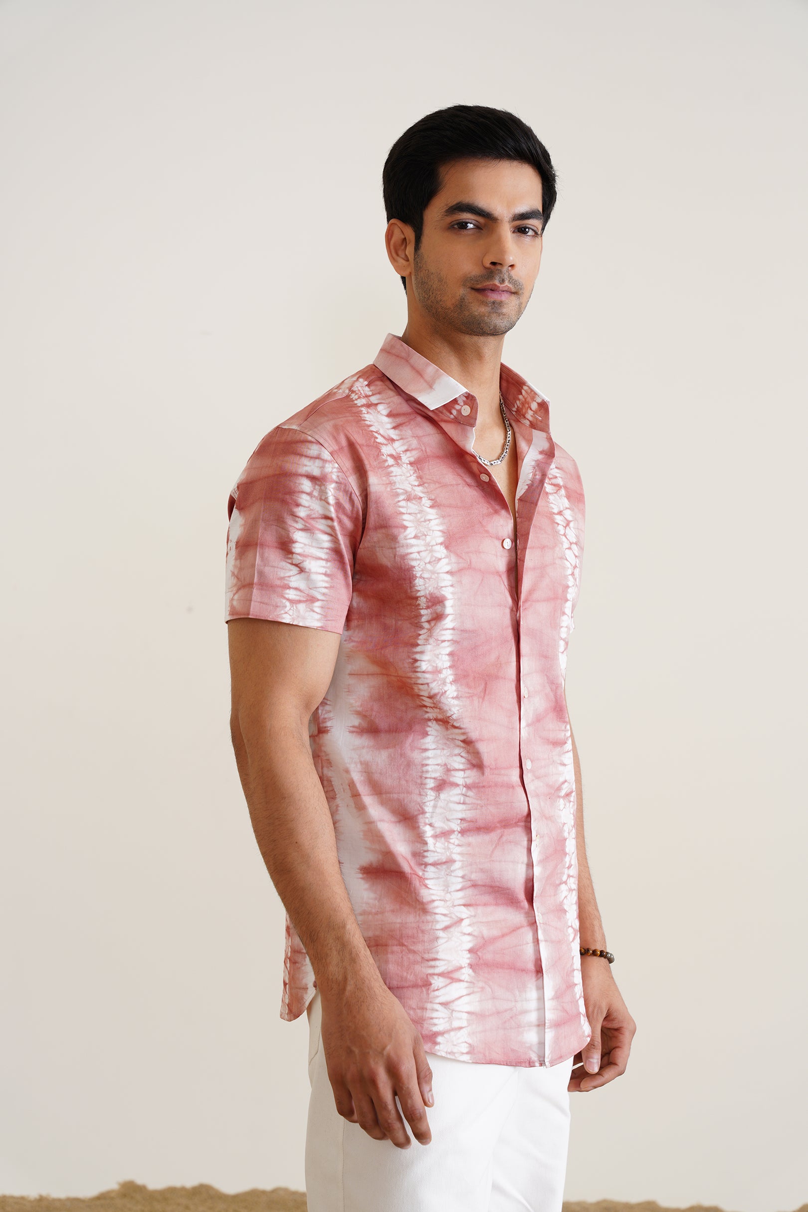 Tie-dye Salmon Shirt