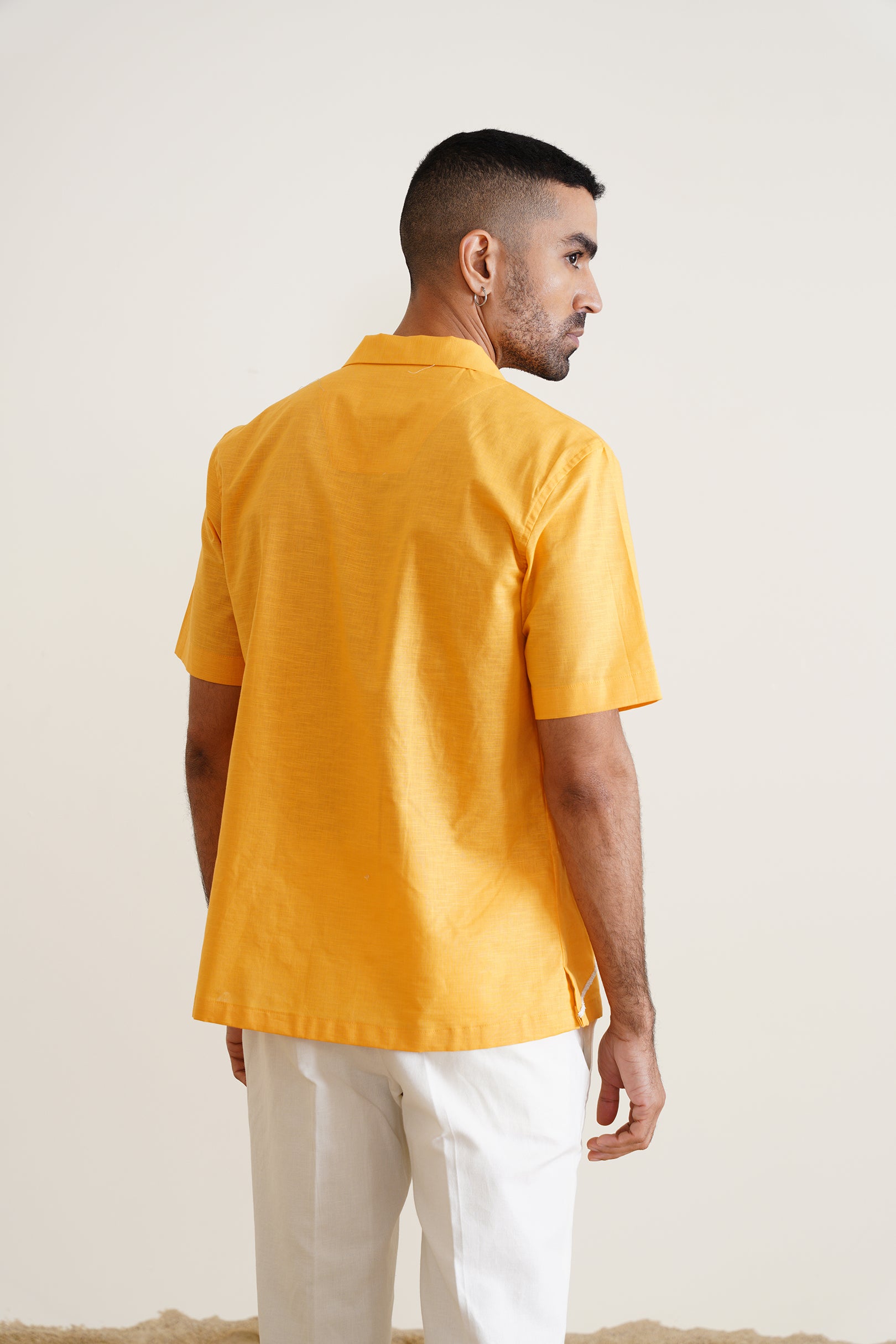 Mustard Emb Shirt