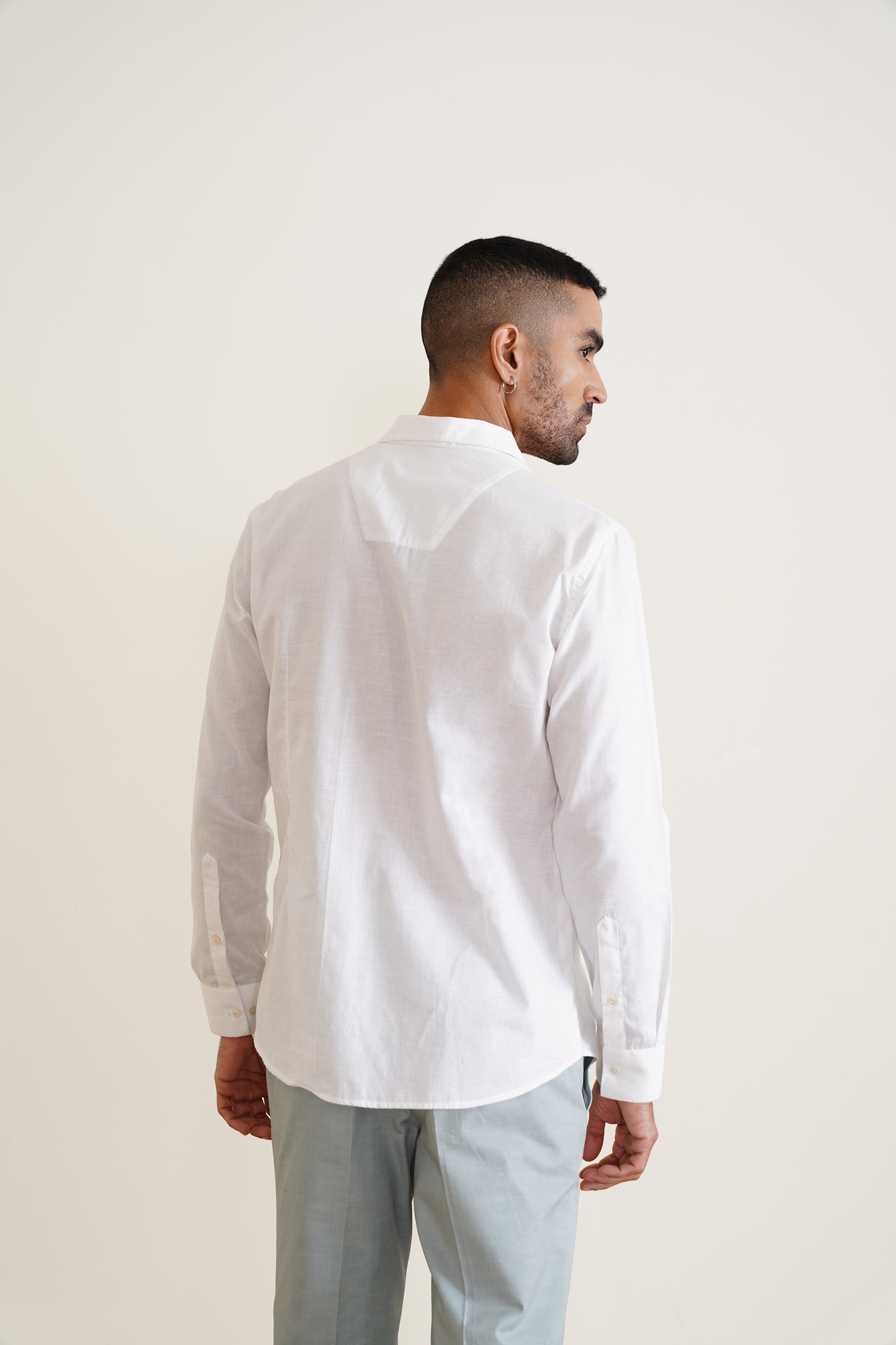 Shawl-collar Shirt