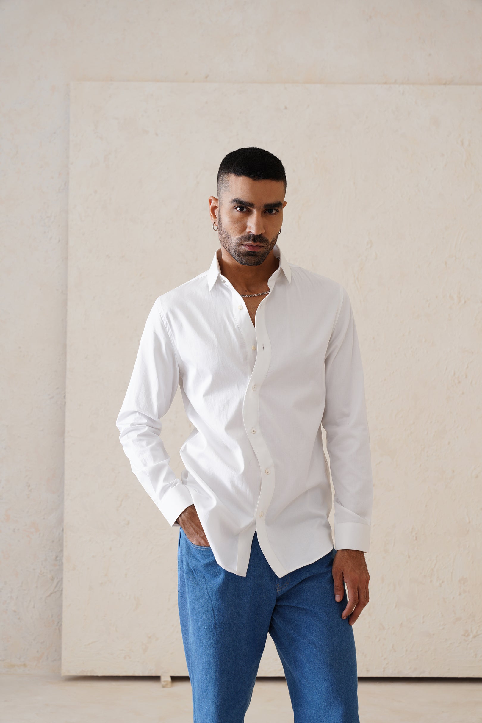 Wavy Placket Shirt