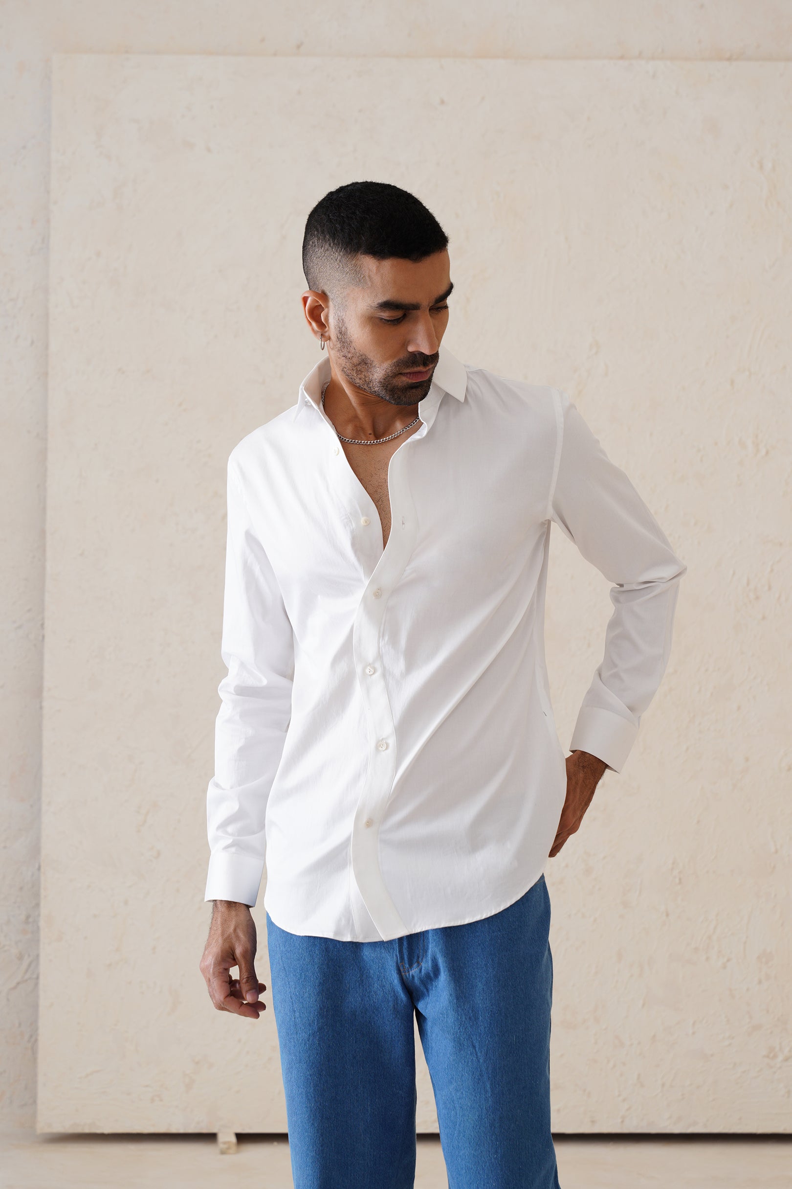 Wavy Placket Shirt