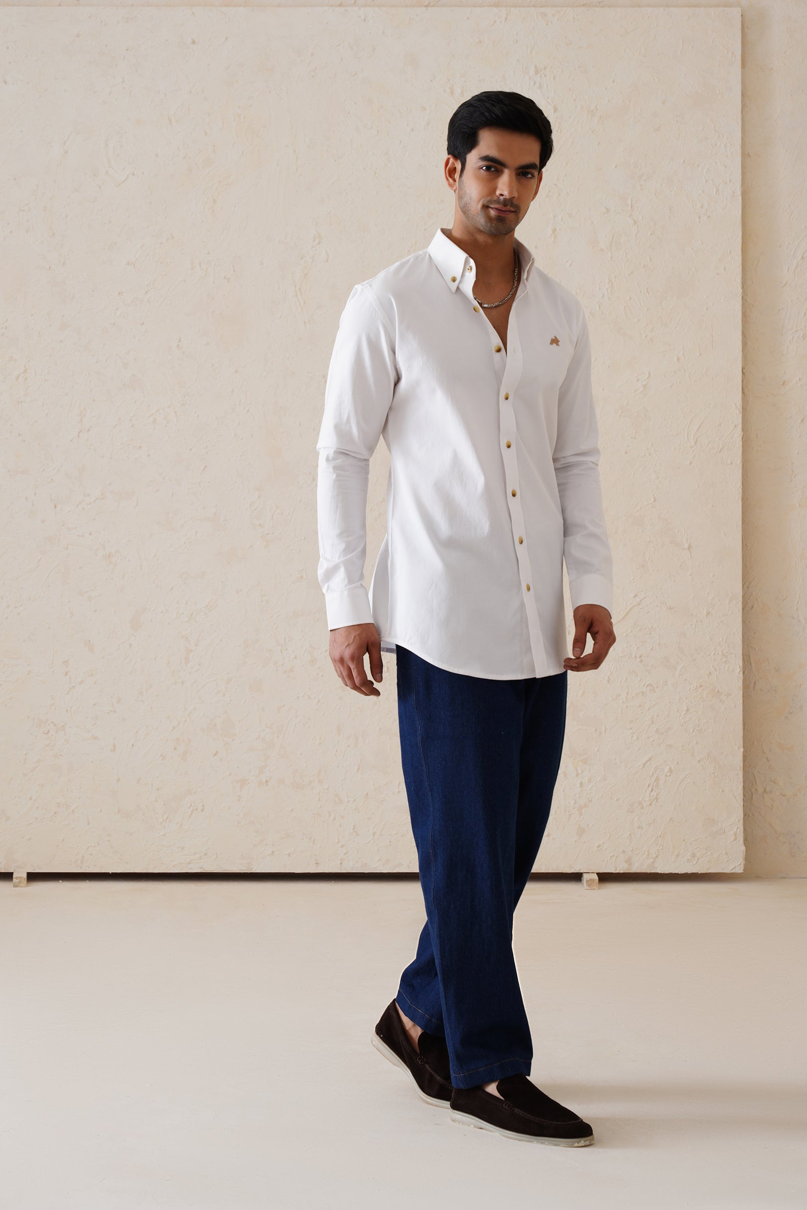 Solid White Shirt