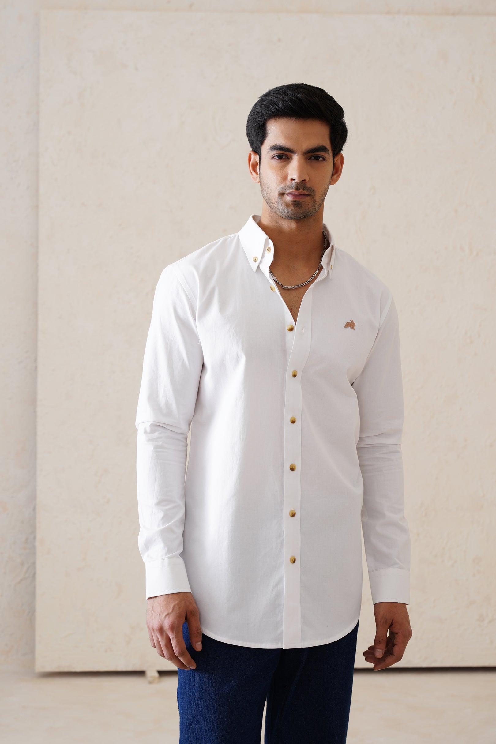 Solid White Shirt