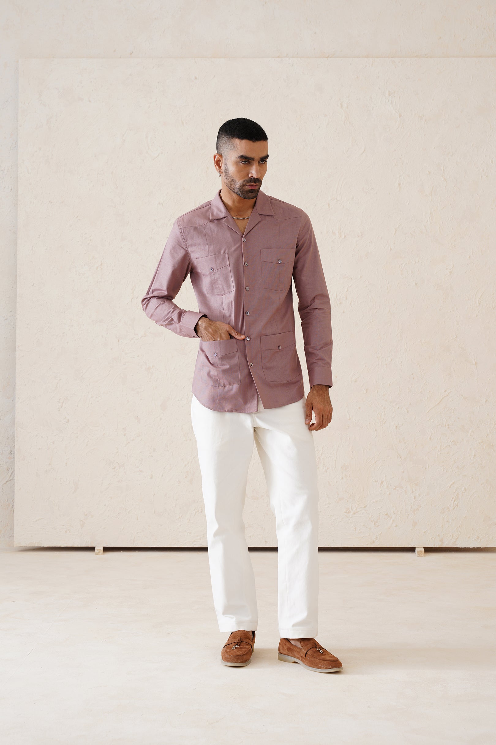 Mauve Safari Shirt